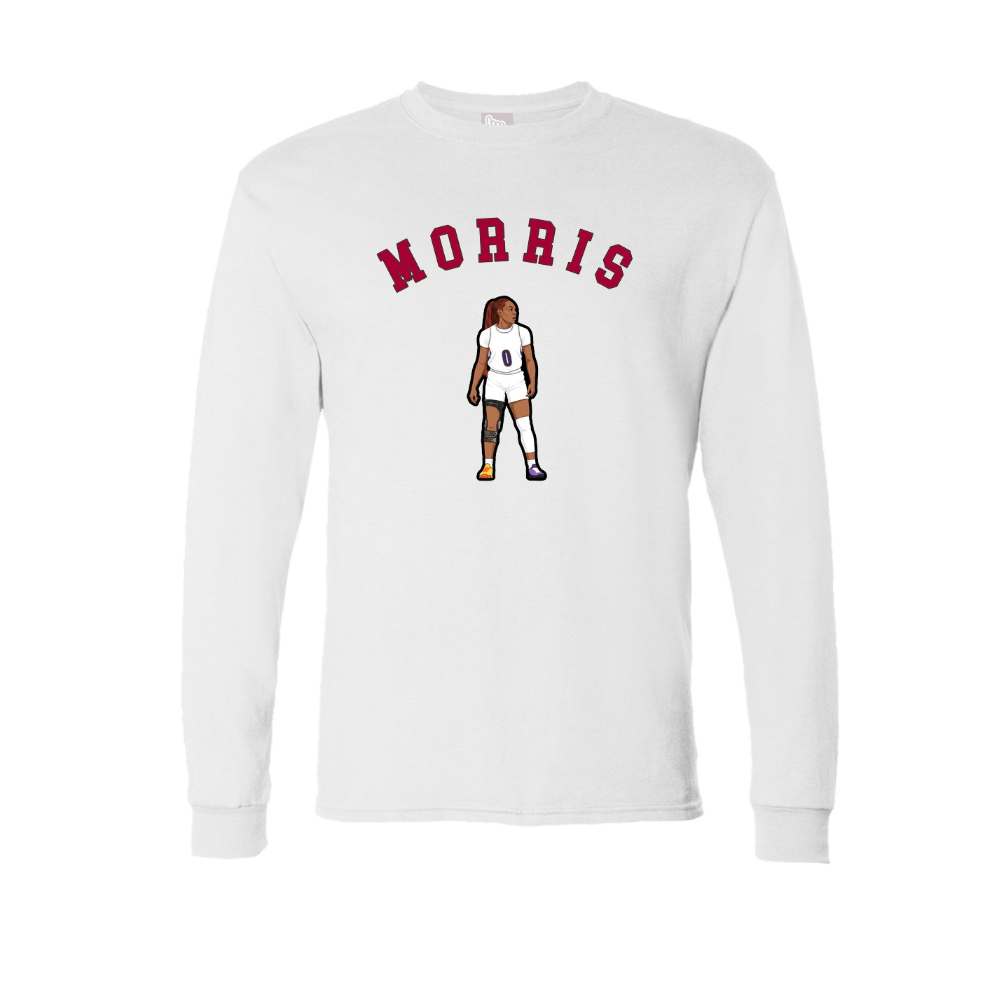 Long Sleeve Tee — Shirsey Arch in White