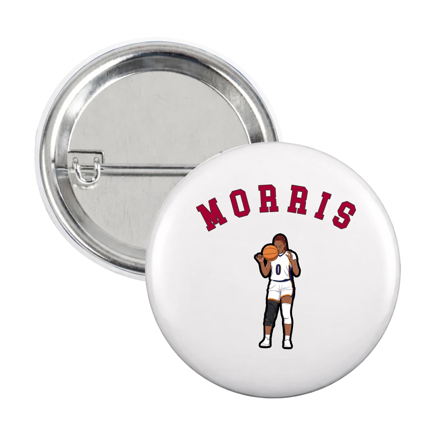 Game Day Button — Shirsey Arch in White