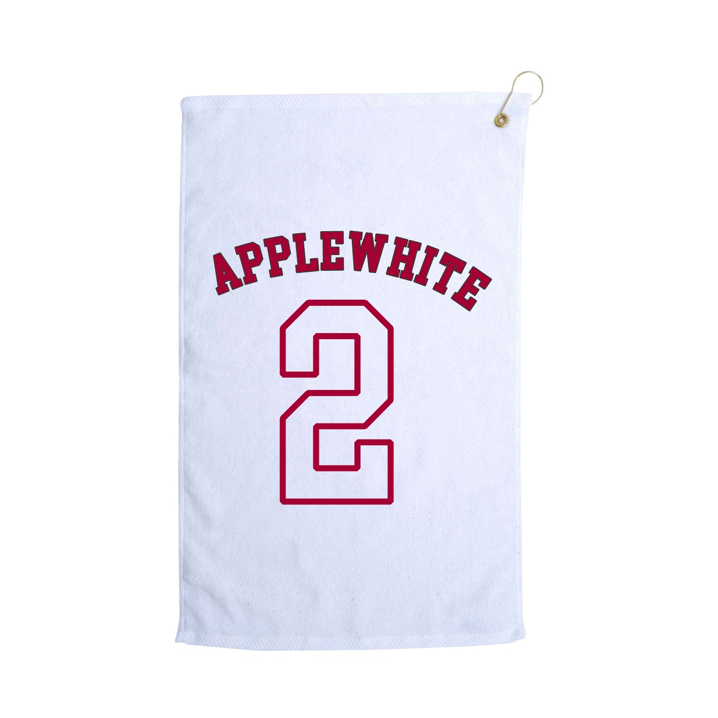 Golf Towel — Shirsey Arch in White