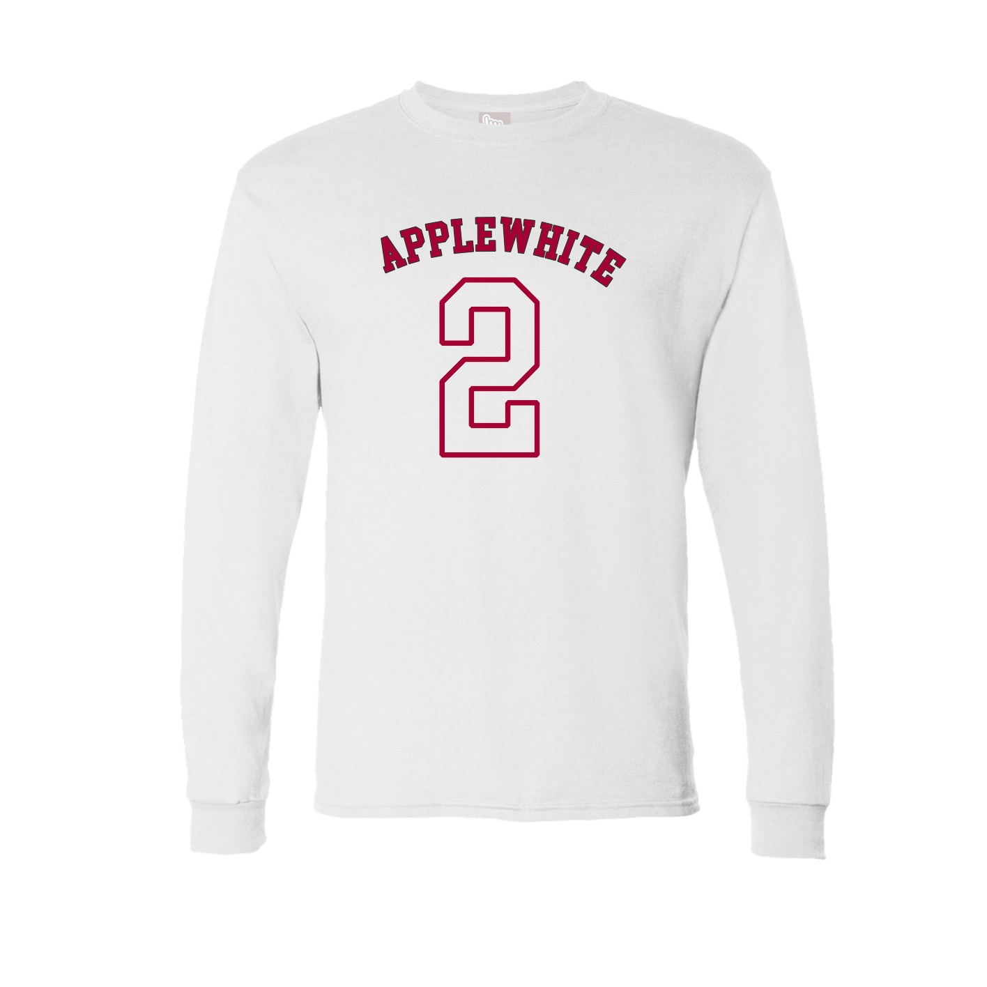Long Sleeve Tee — Shirsey Arch in White