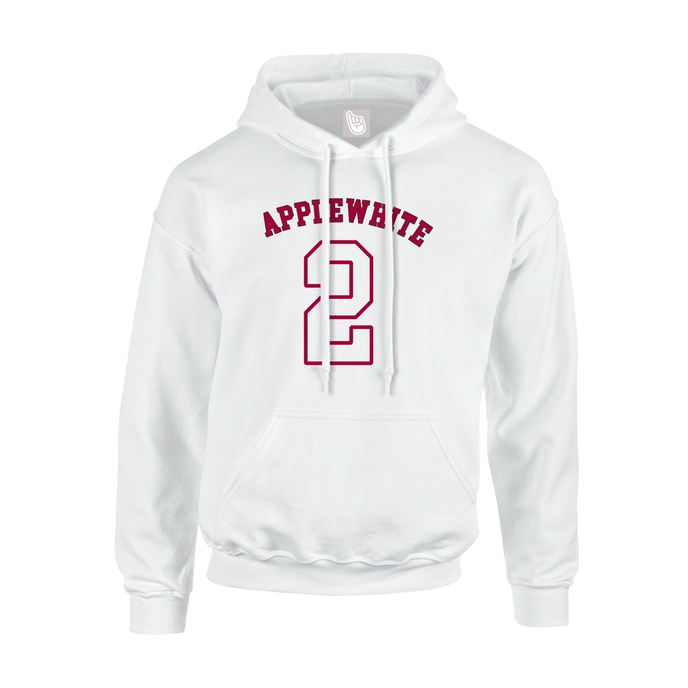 Youth Hoodie — Shirsey Arch in White