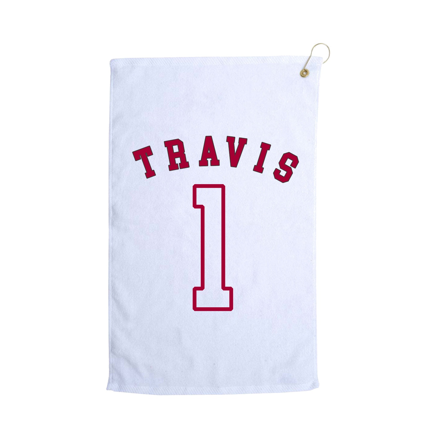 Golf Towel — Shirsey Arch in White