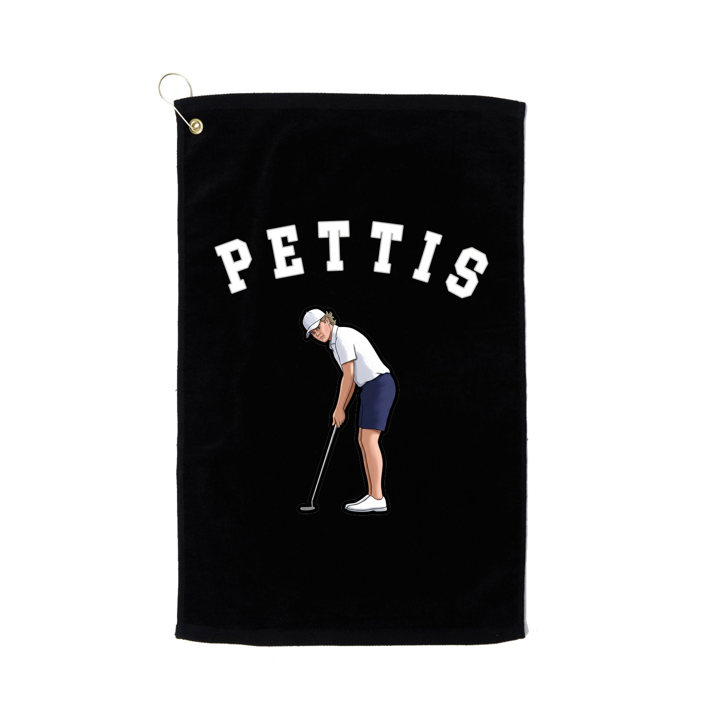 Golf Towel — Shirsey Arch in Black