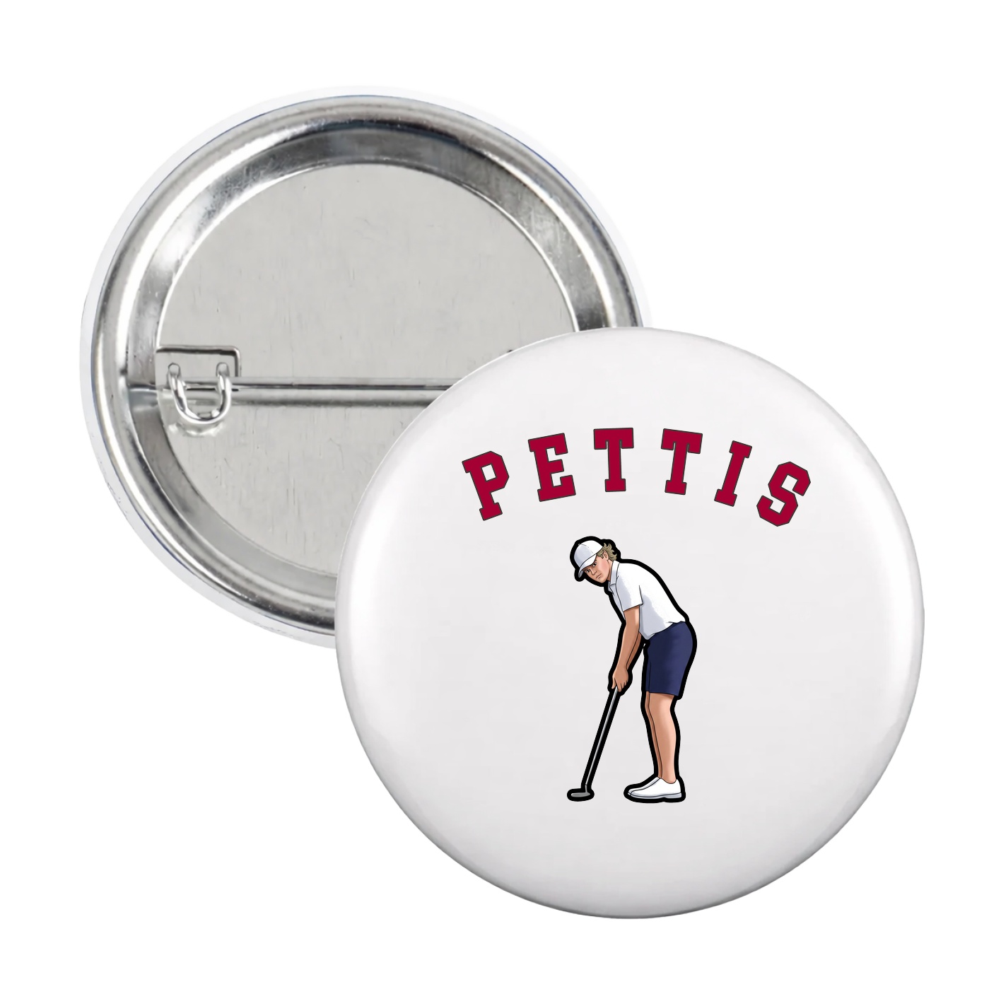 Game Day Button — Shirsey Arch in White