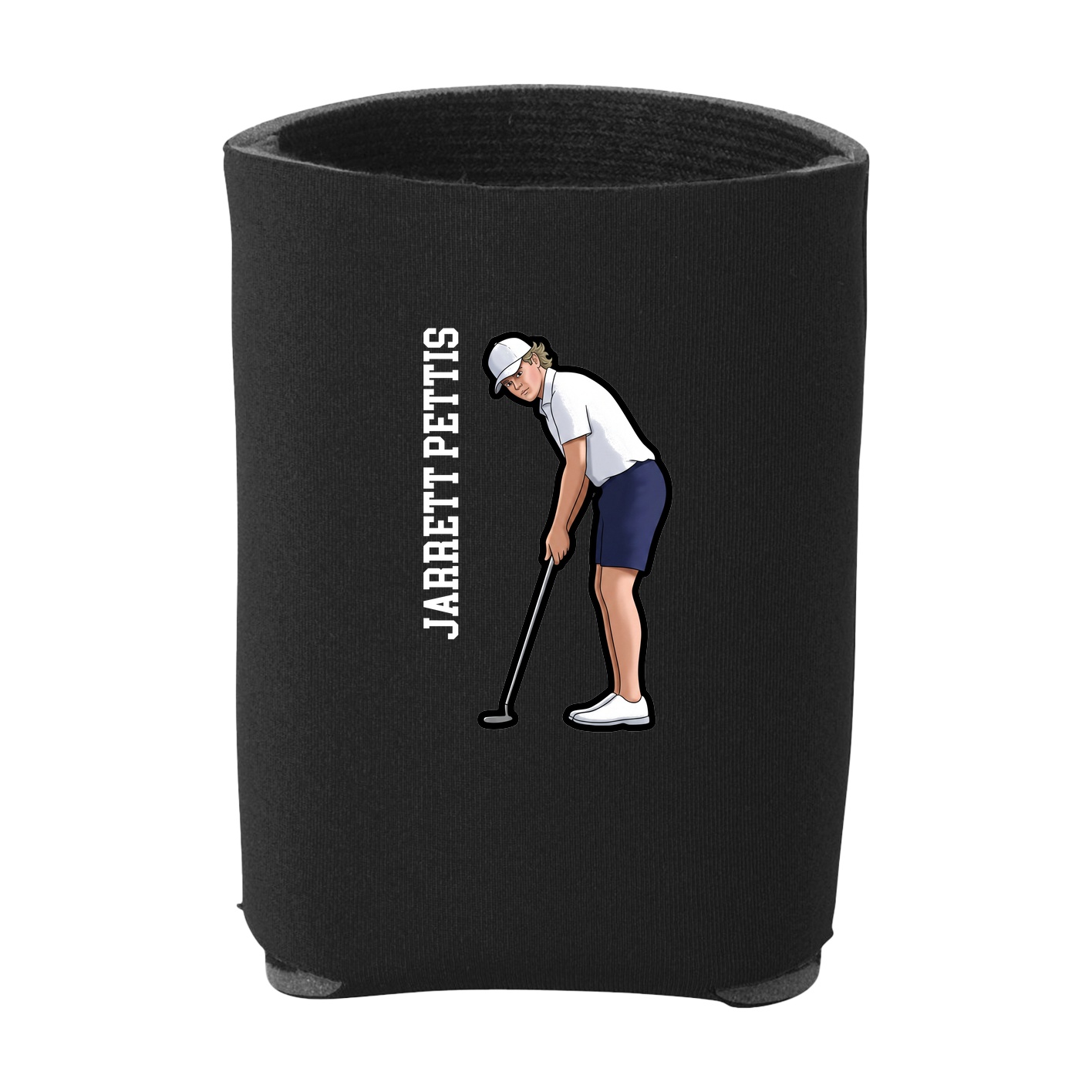 Can Holder — Name Vertical in Black