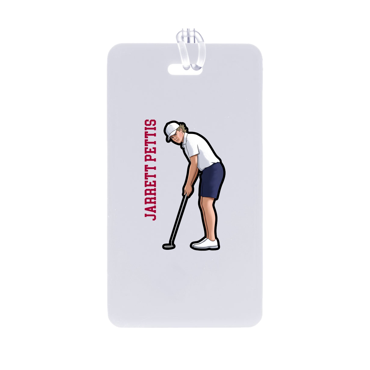 Bag Tag — Name Vertical in Classic