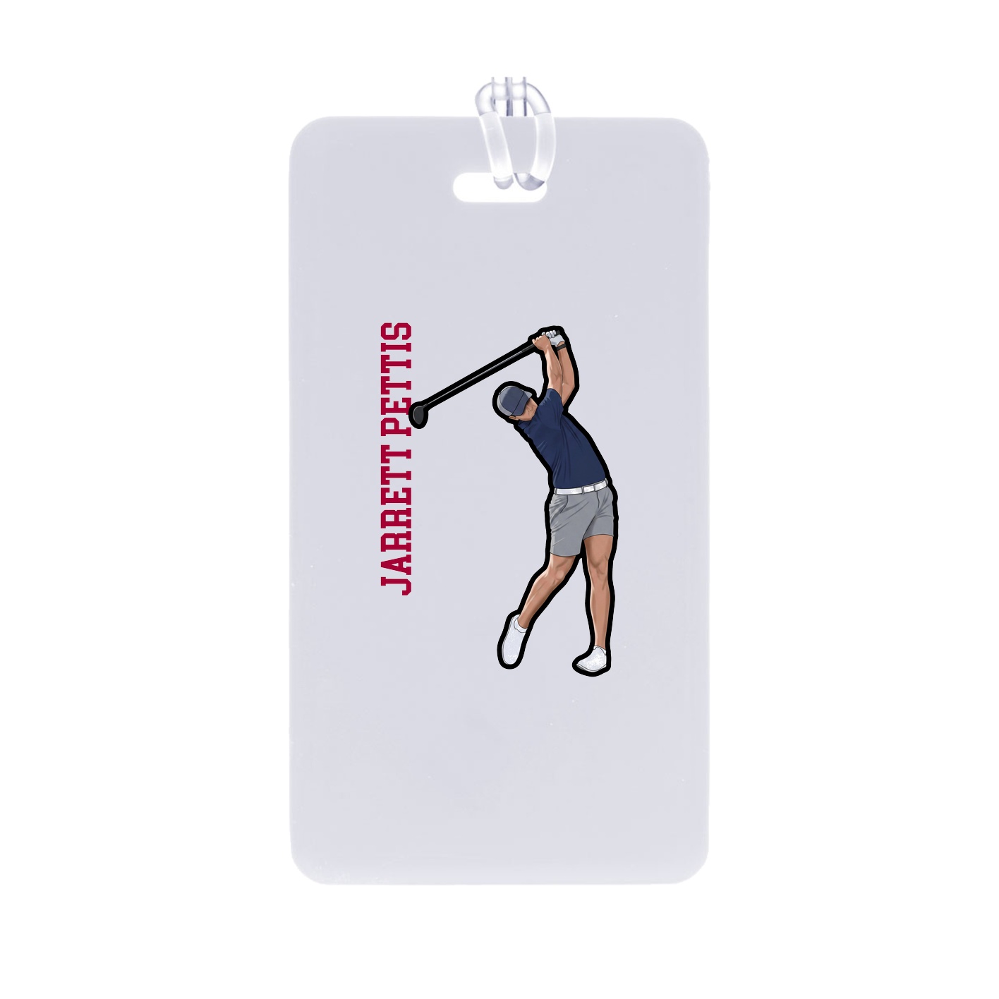 Bag Tag — Name Vertical in Classic
