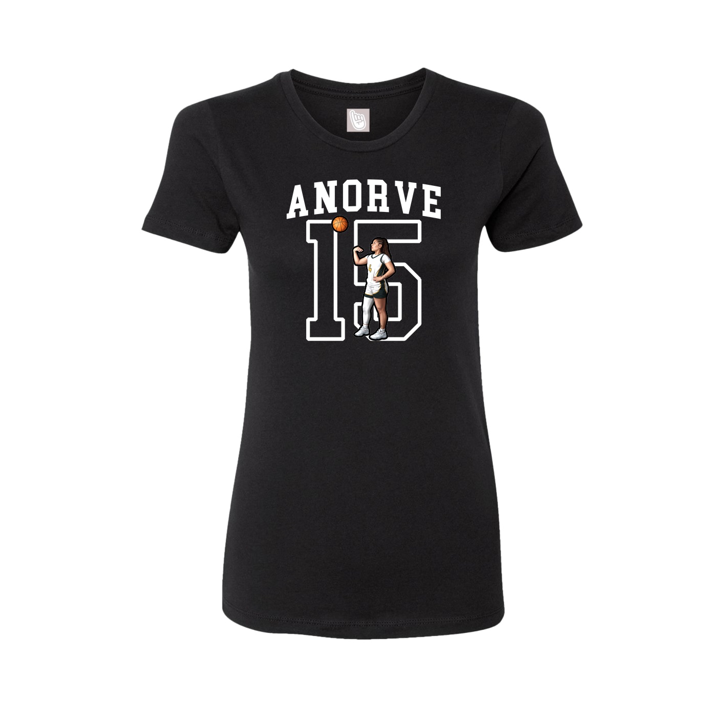 Fitted Women's Tee — Shirsey in Black