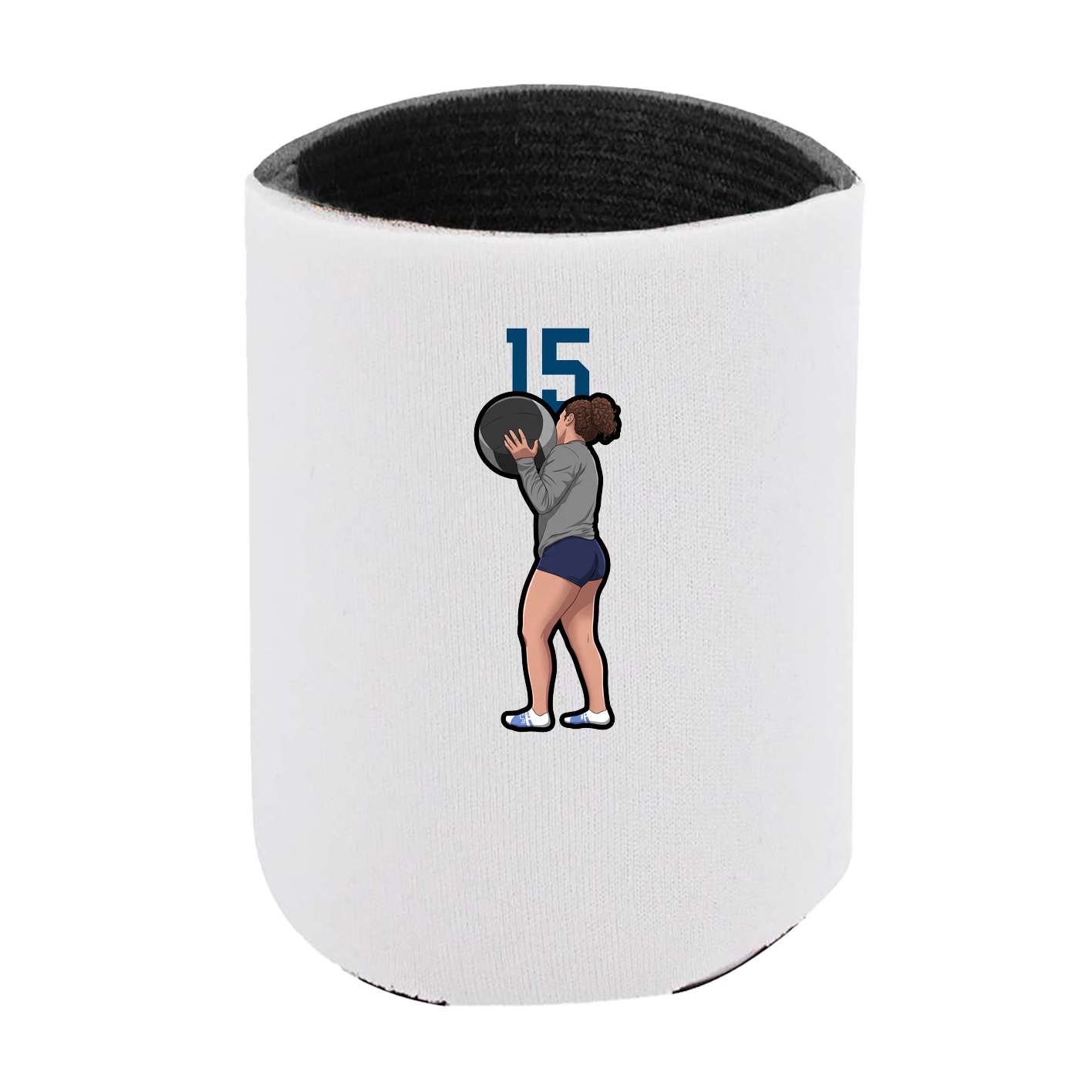 Can Holder — Number Top in White