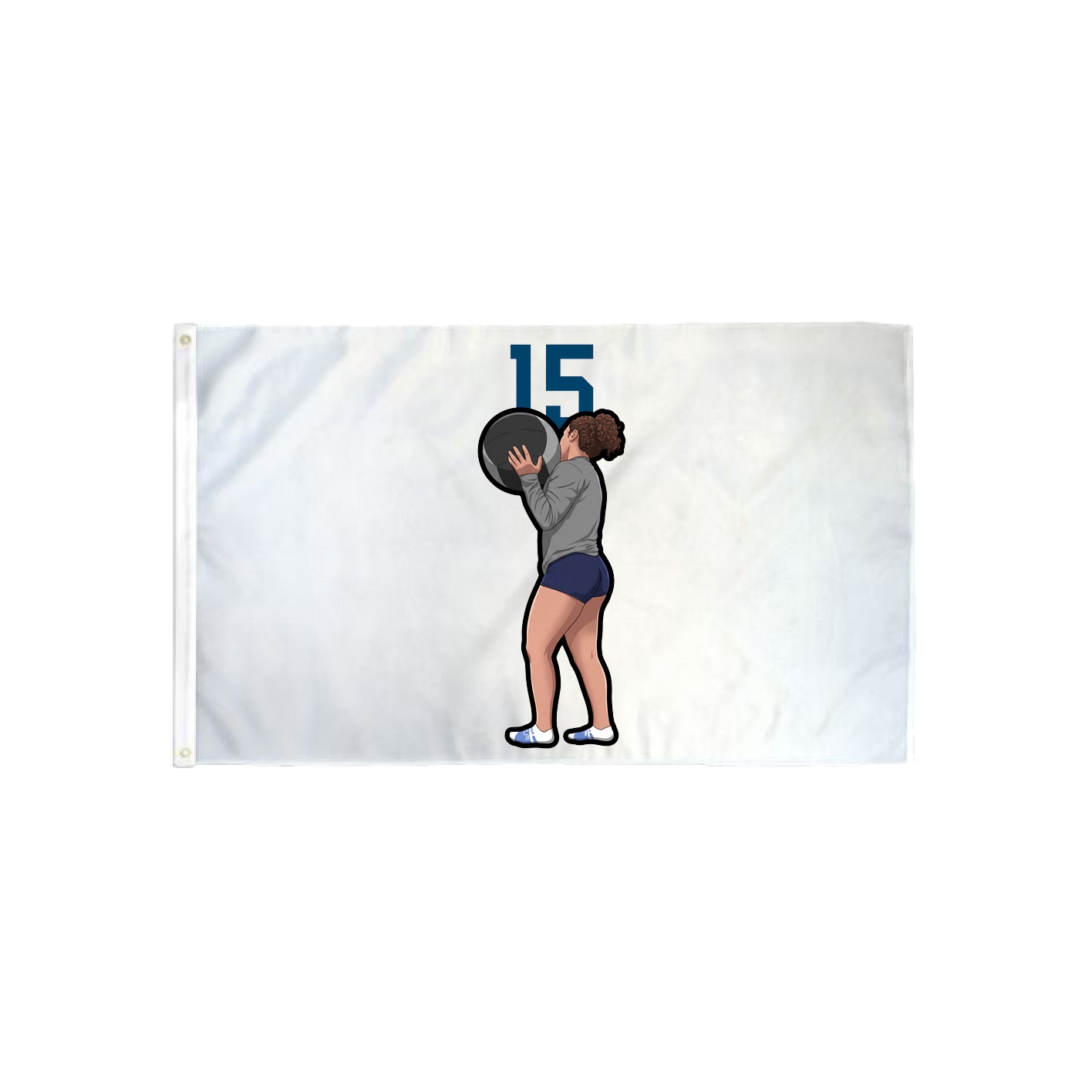 3x5 Flag — Number Top in Classic