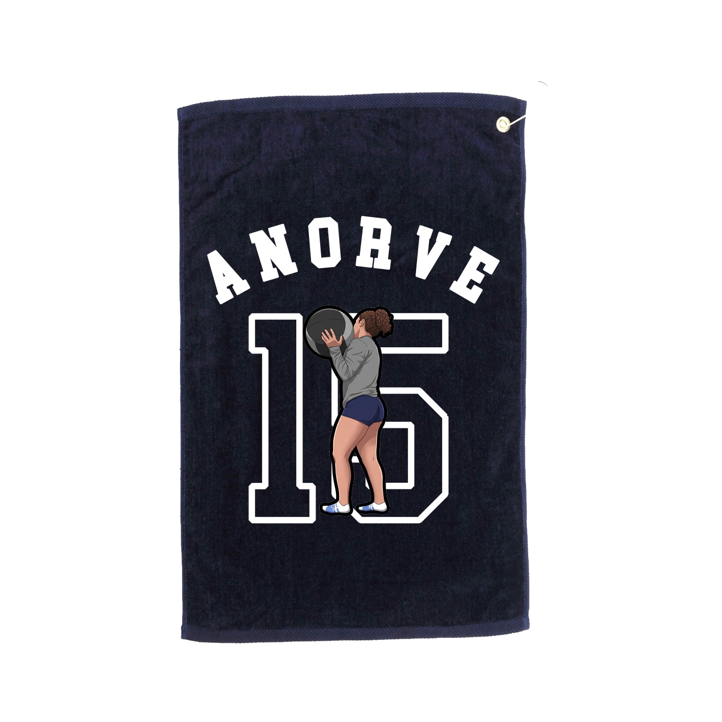 Golf Towel — Shirsey Arch in Navy