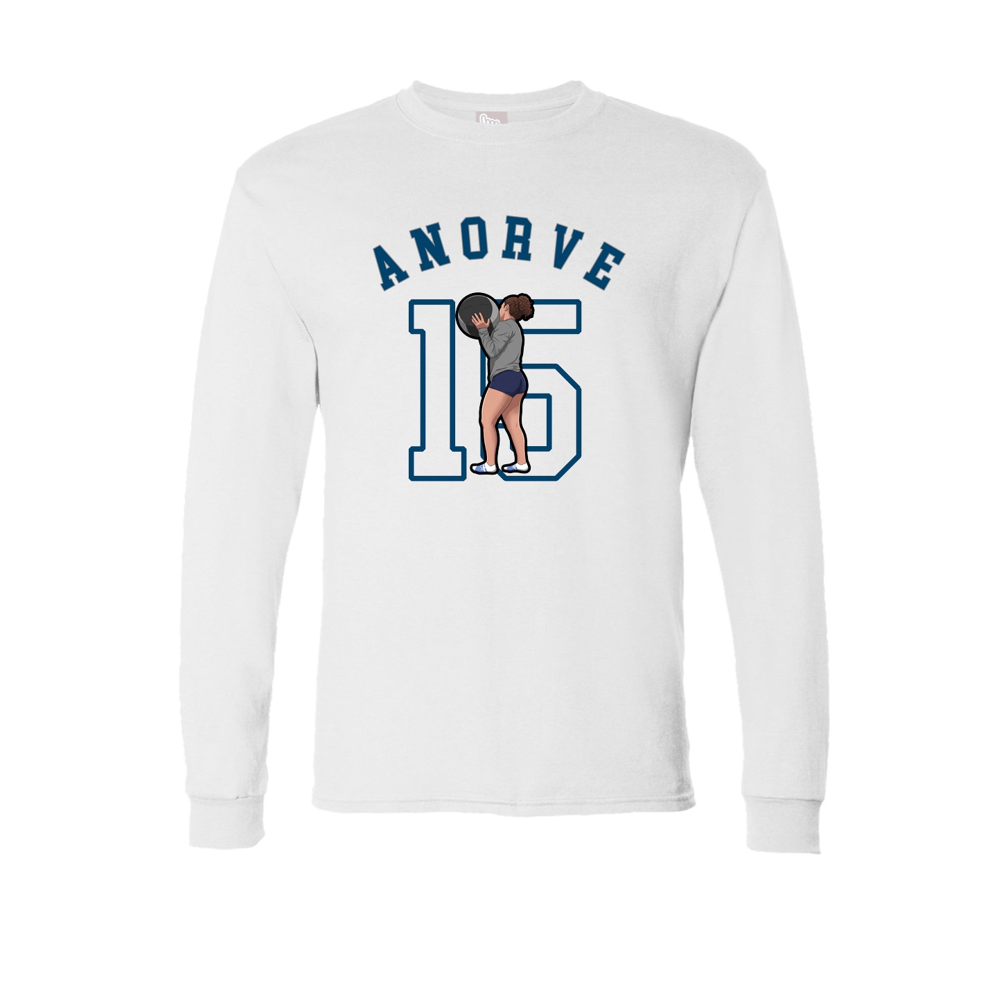 Long Sleeve Tee — Shirsey Arch in White