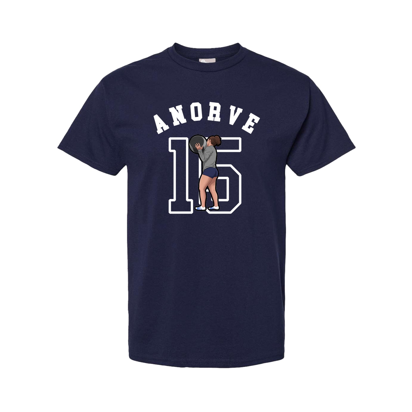 Youth Tee — Shirsey Arch in Navy