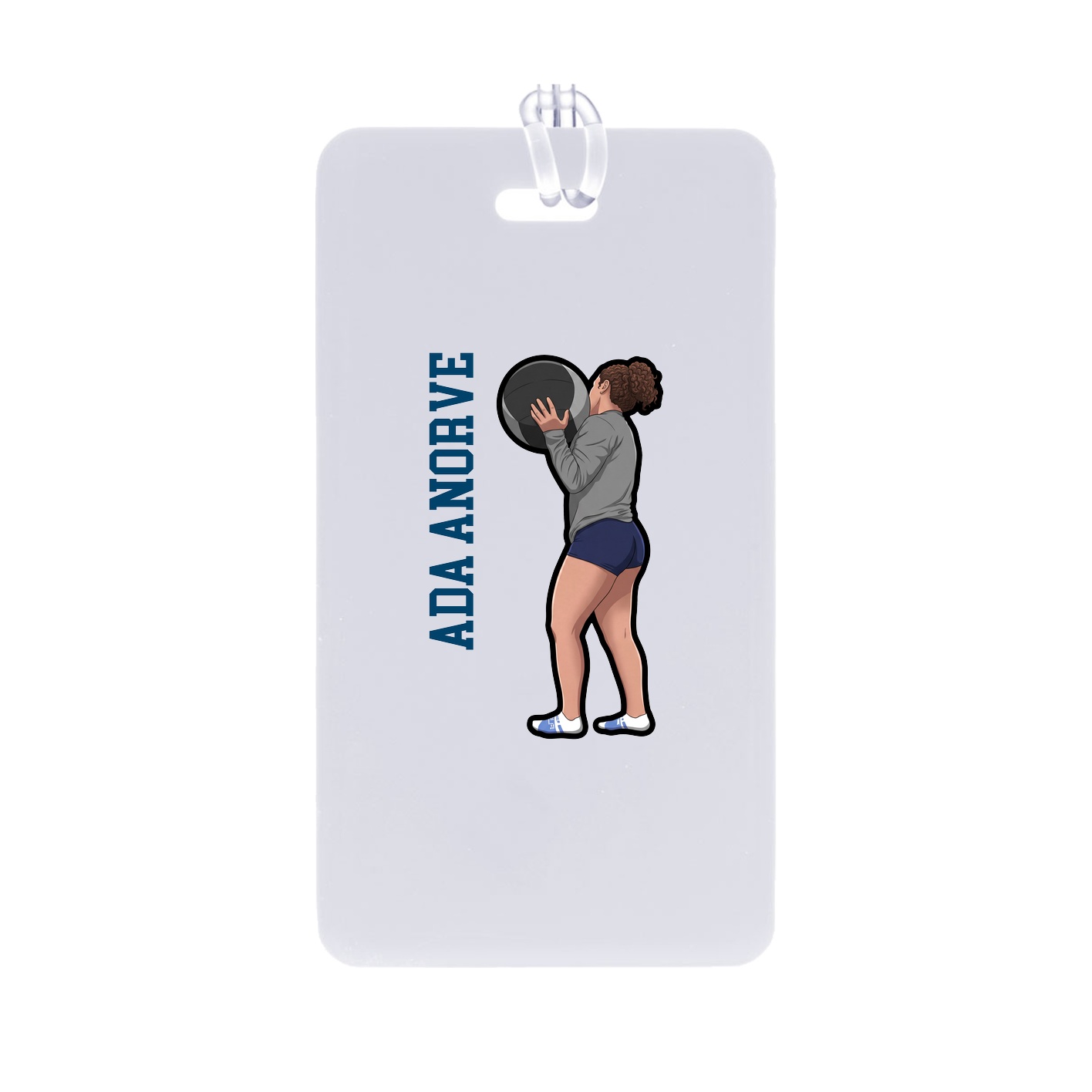 Bag Tag — Name Vertical in Classic