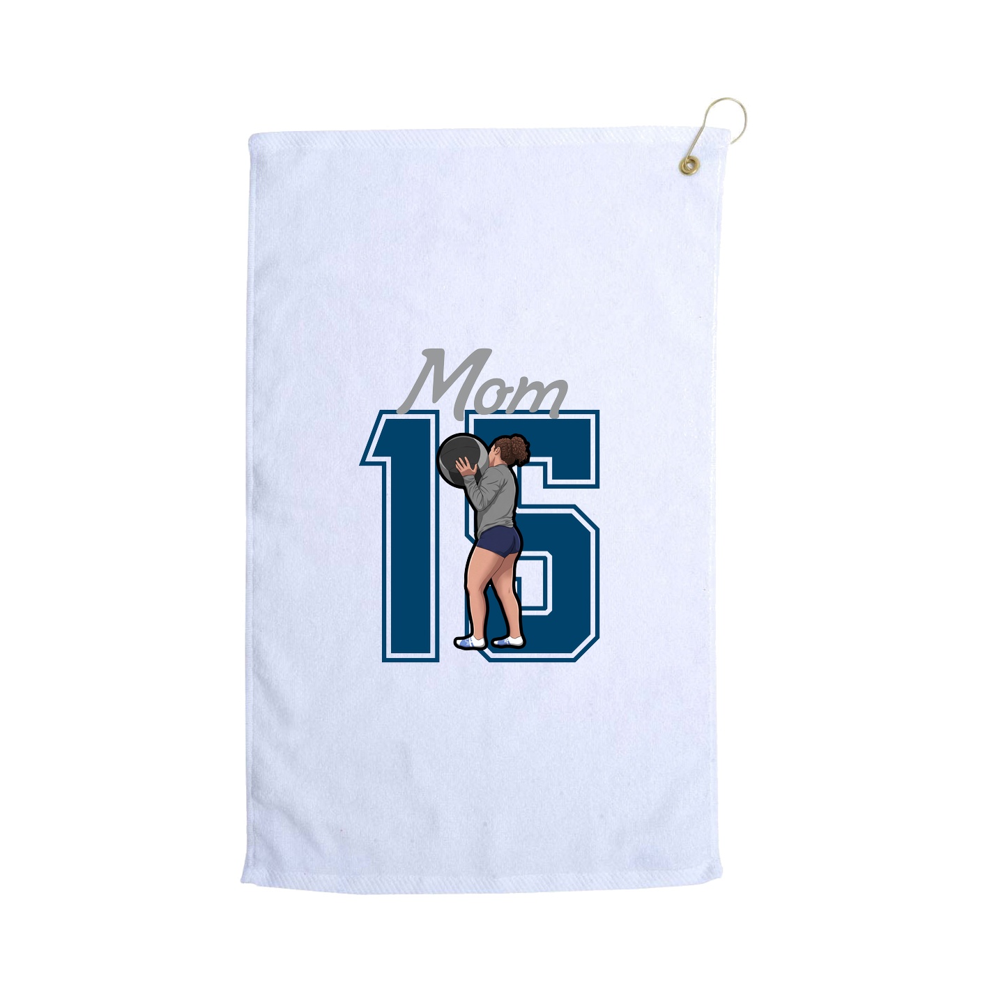 Golf Towel — Mothers Day Shirsey in White