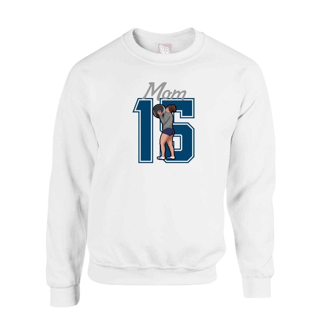 Fleece Crew — Mothers Day Shirsey in White