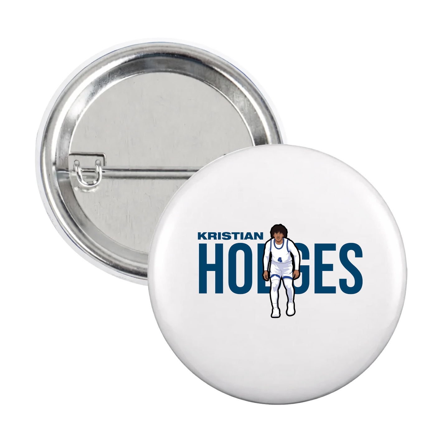 Game Day Button — Player Name in White