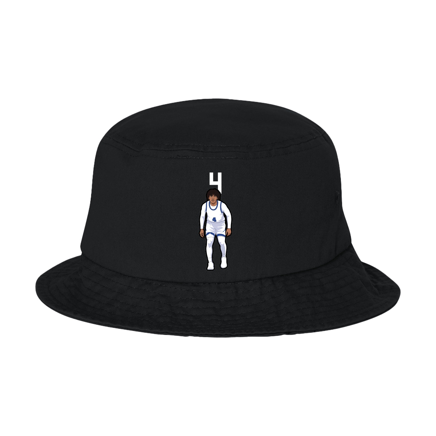 Bucket Cap — Number Top in Black