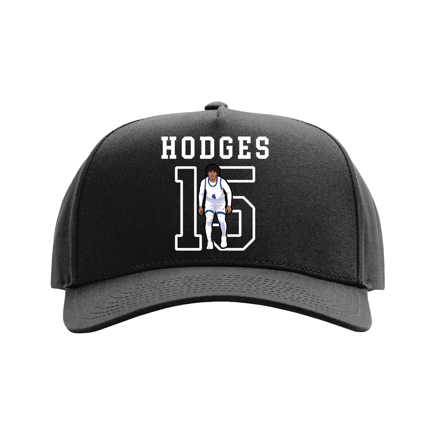 Full Fabric Five-Panel Champ Cap — Shirsey in Black