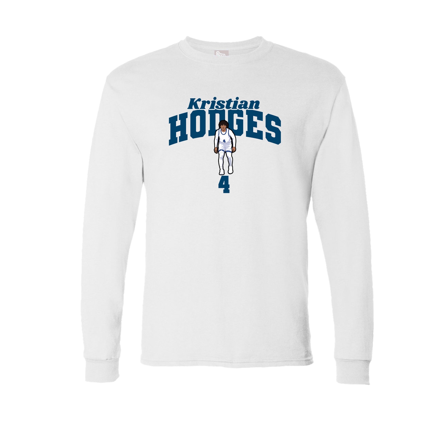 Long Sleeve Tee — Signature Arch in White