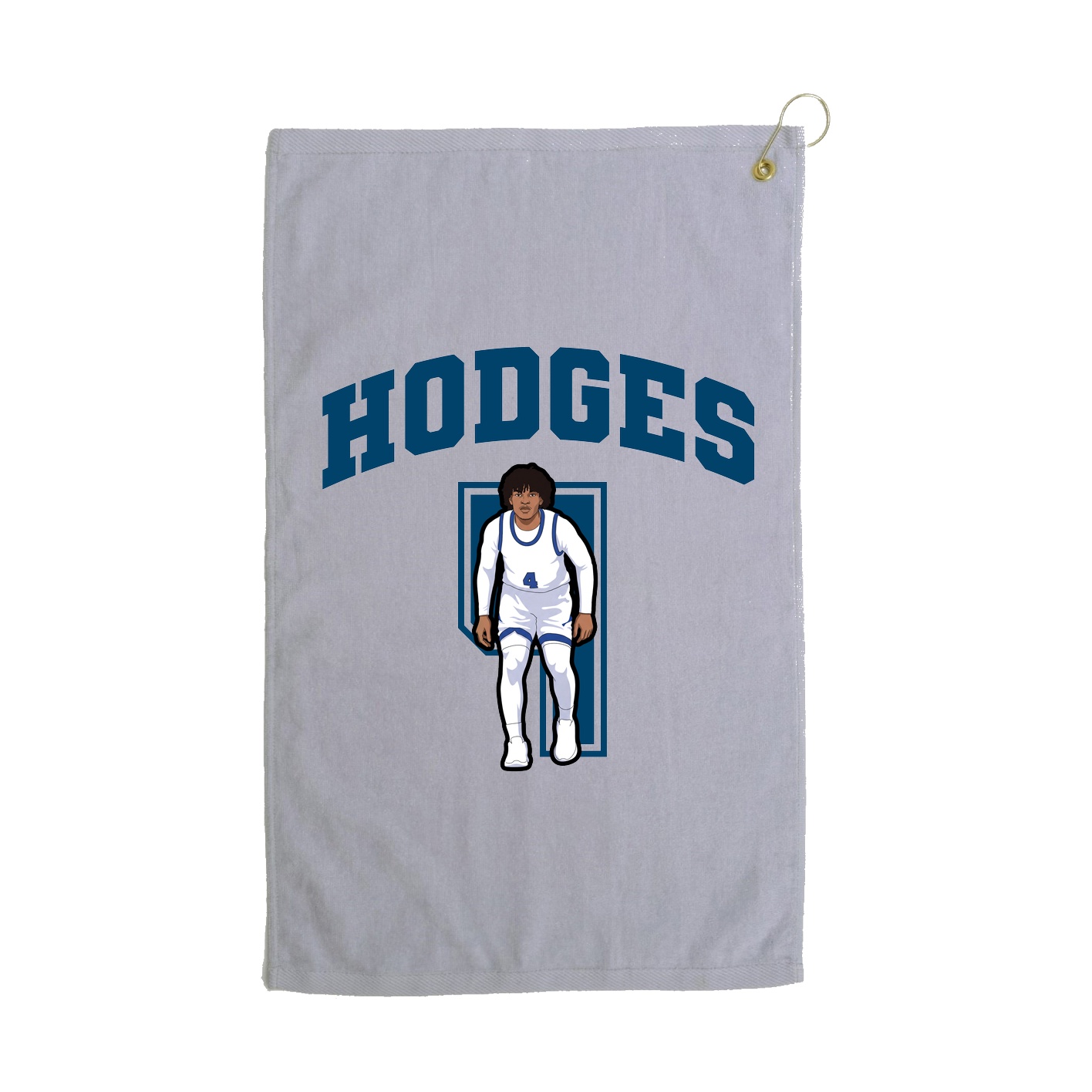 Golf Towel — Number in Grey