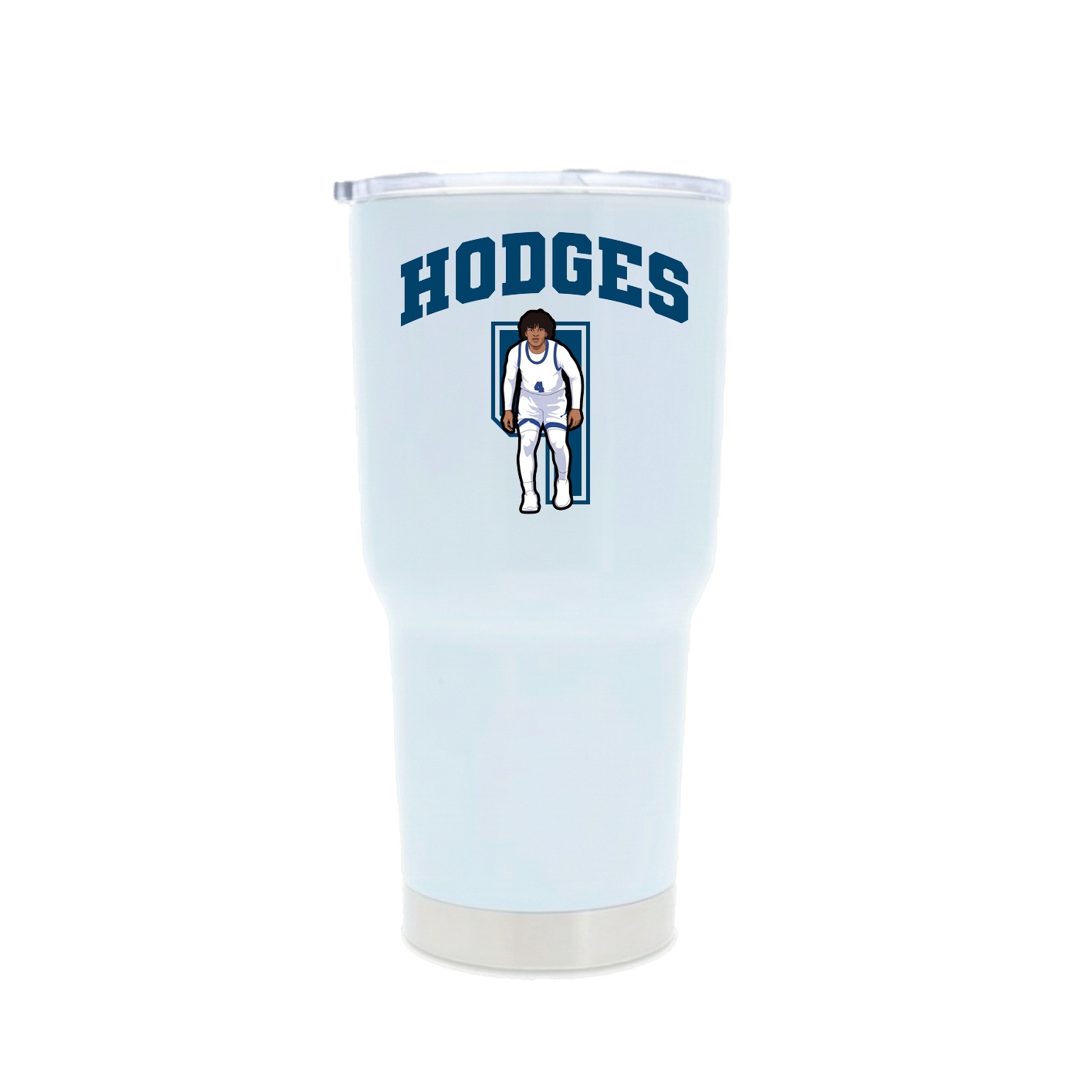 30oz Stainless Steel Tumbler — Number in White