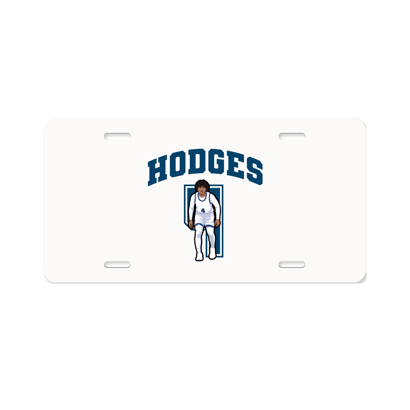 License Plate — Number in Classic