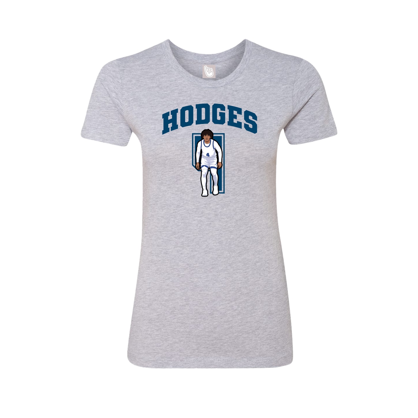 Womens Tee — Number in Grey