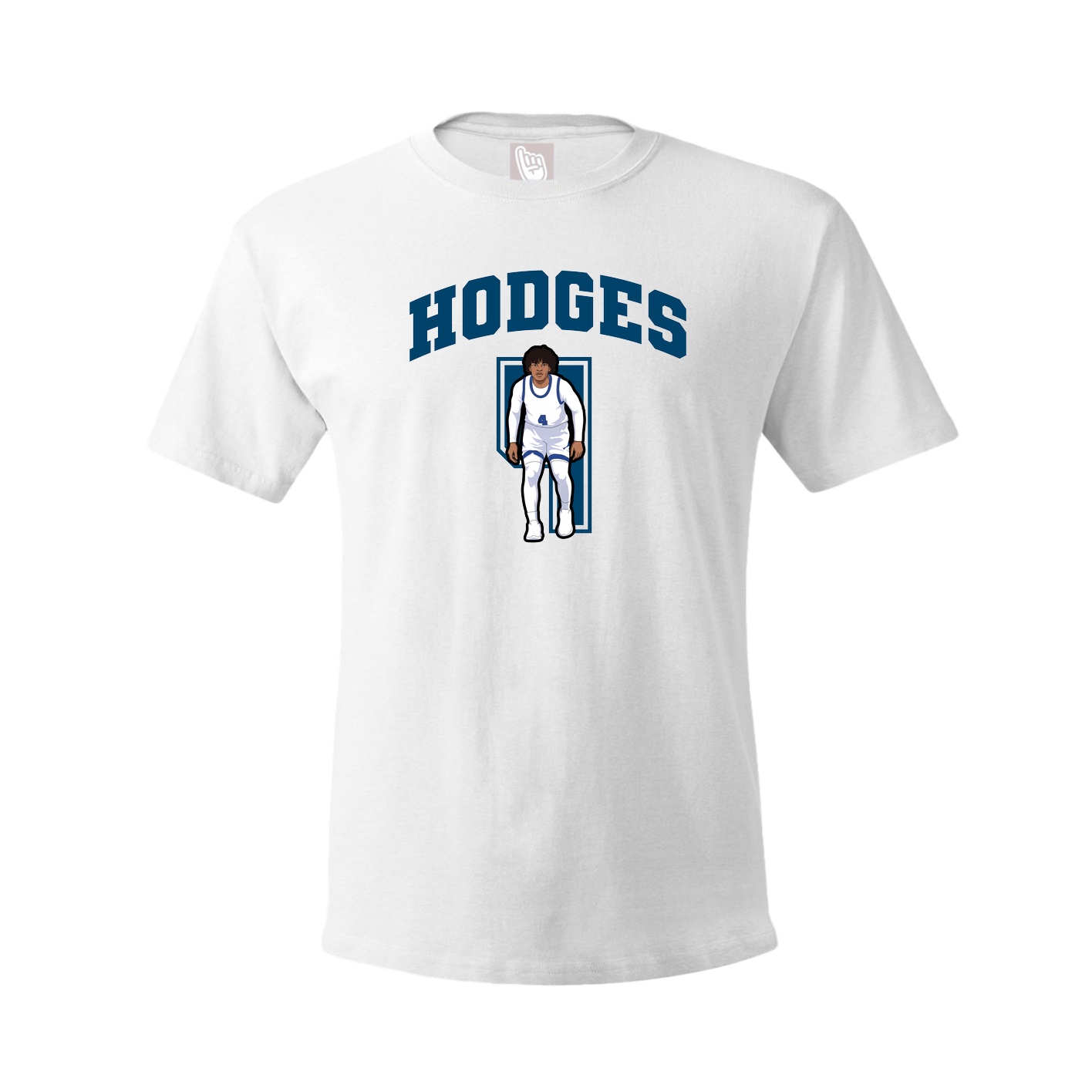 Youth Tee — Number in White