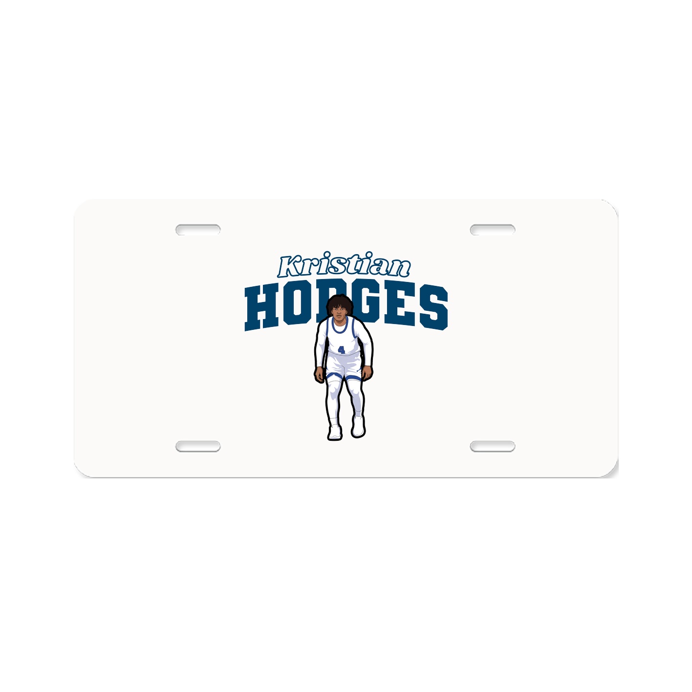 License Plate — Name Arch in Classic