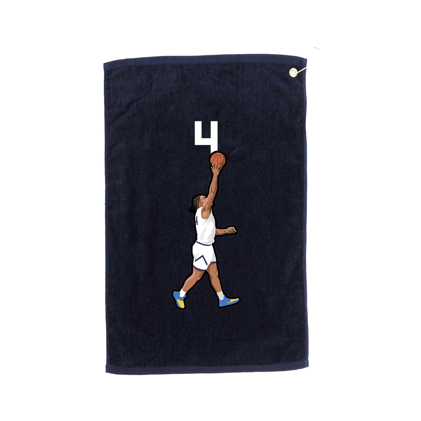 Golf Towel — Number Top in Navy