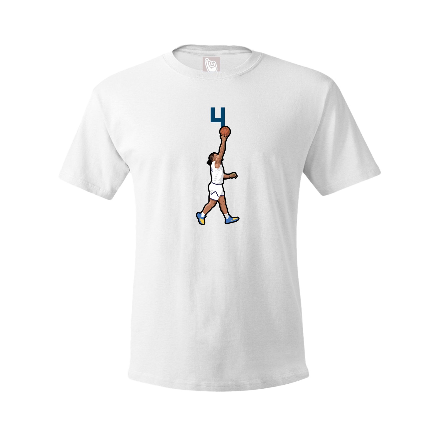 Tee — Number Top in White