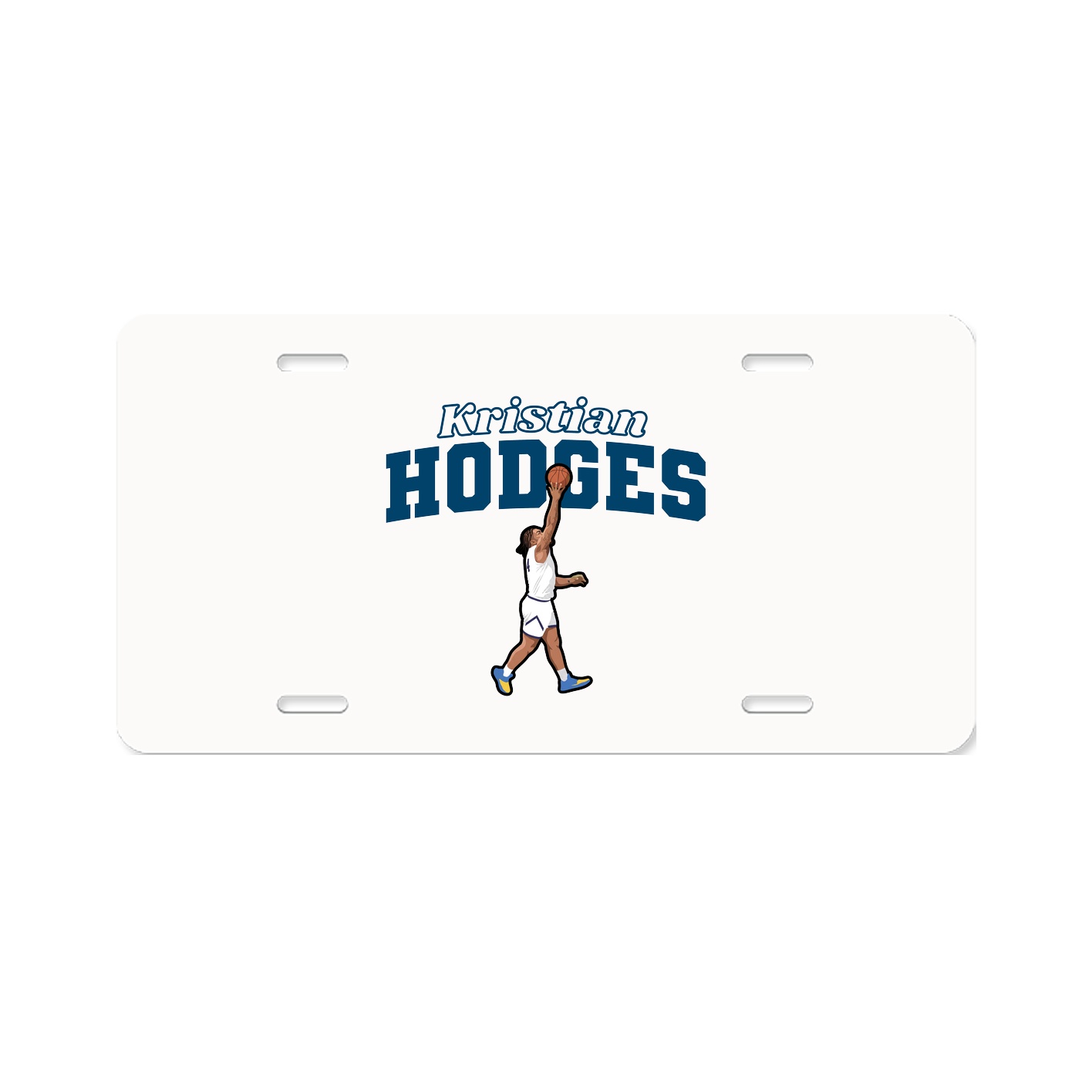 License Plate — Name Arch in Classic