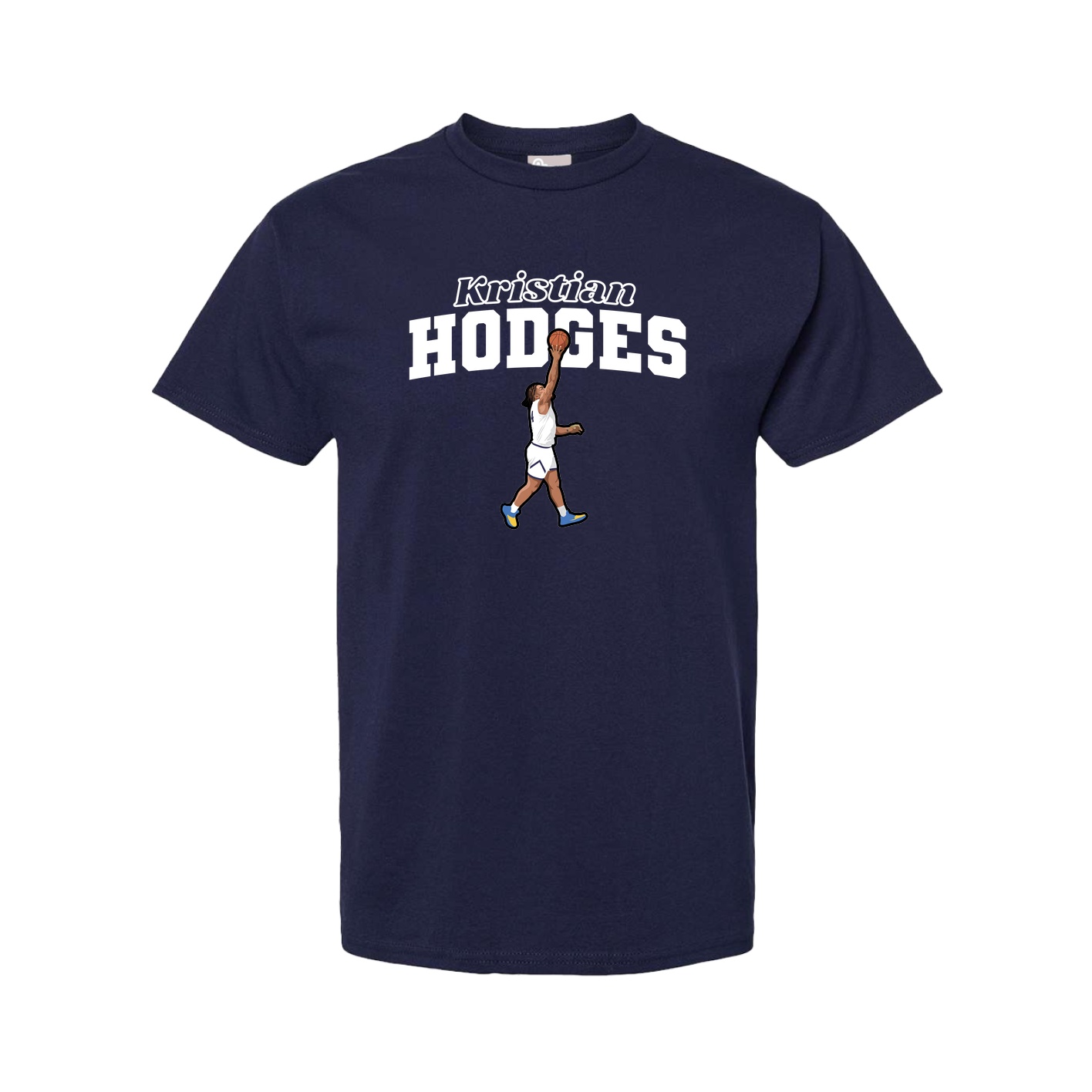 Youth Tee — Name Arch in Navy