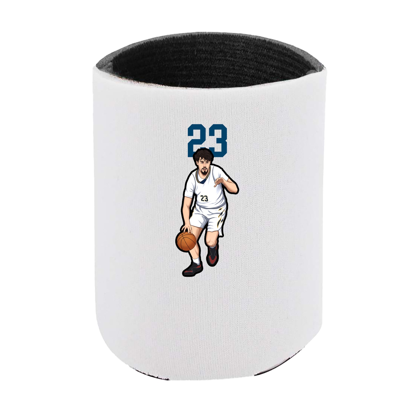 Can Holder — Number Top in White