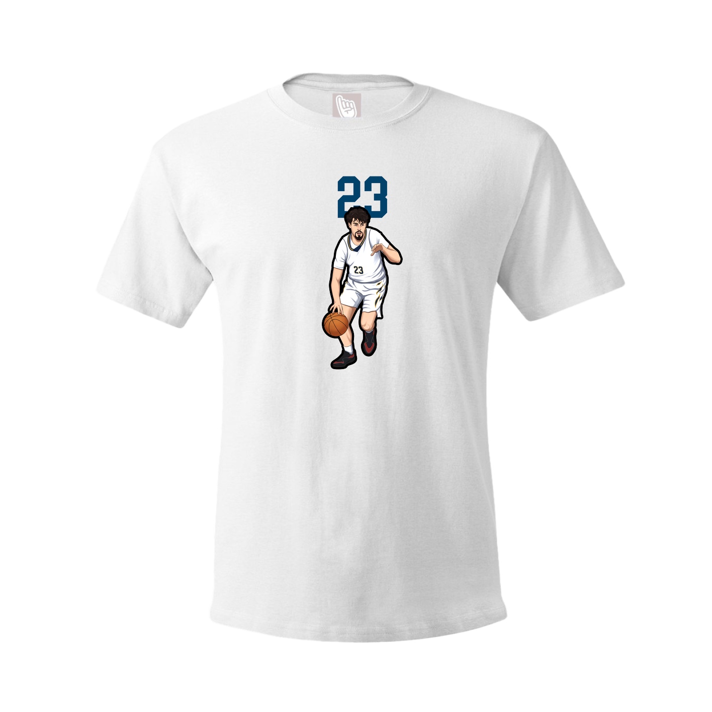 Tee — Number Top in White