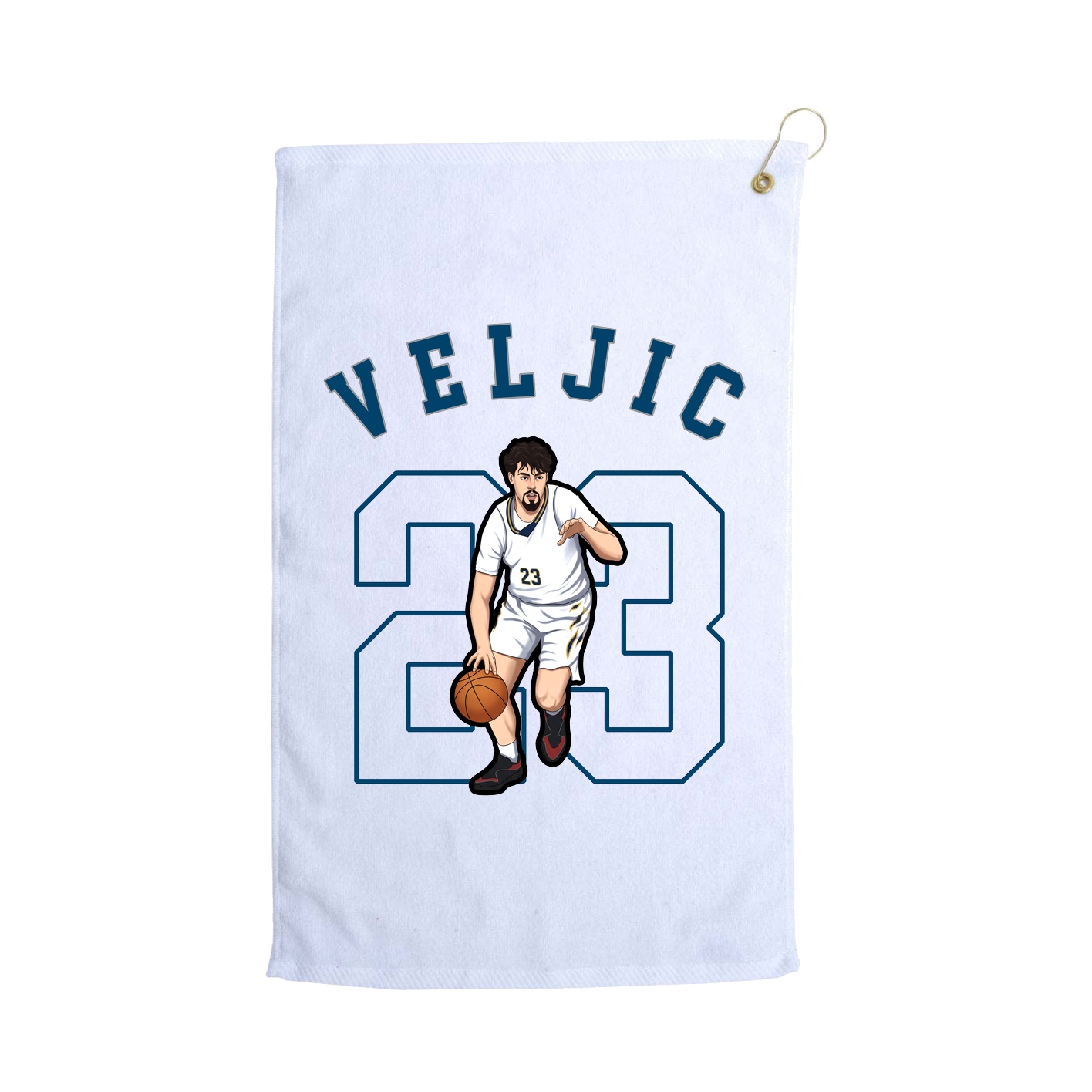 Golf Towel — Shirsey Arch in White
