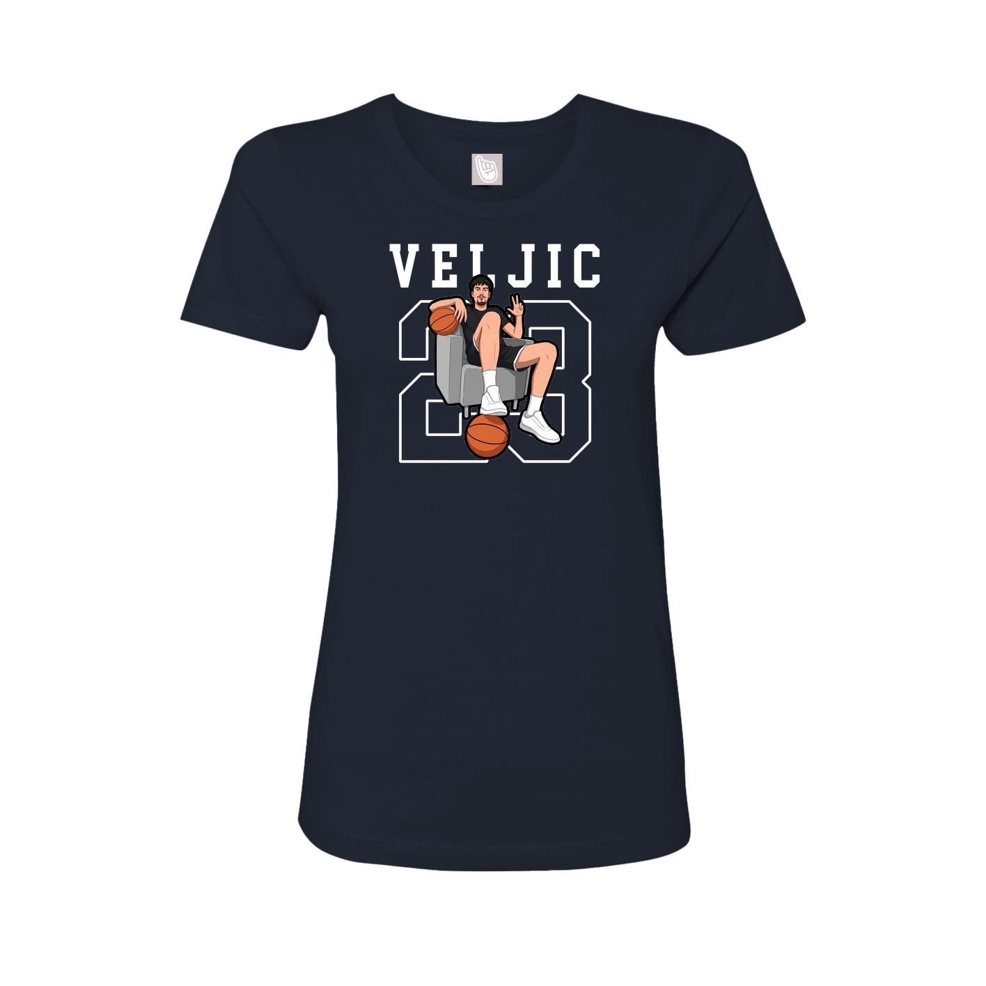 Fitted Women's Tee — Shirsey in Navy