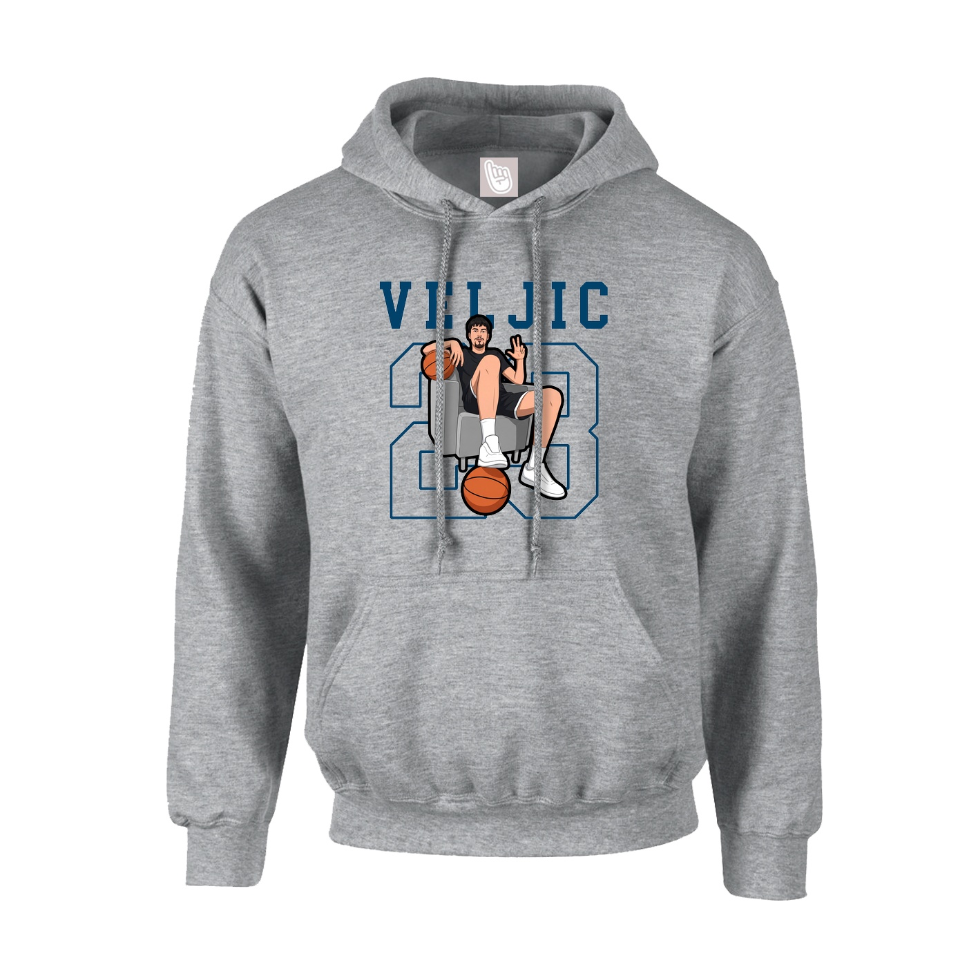 Hoodie — Shirsey in Grey