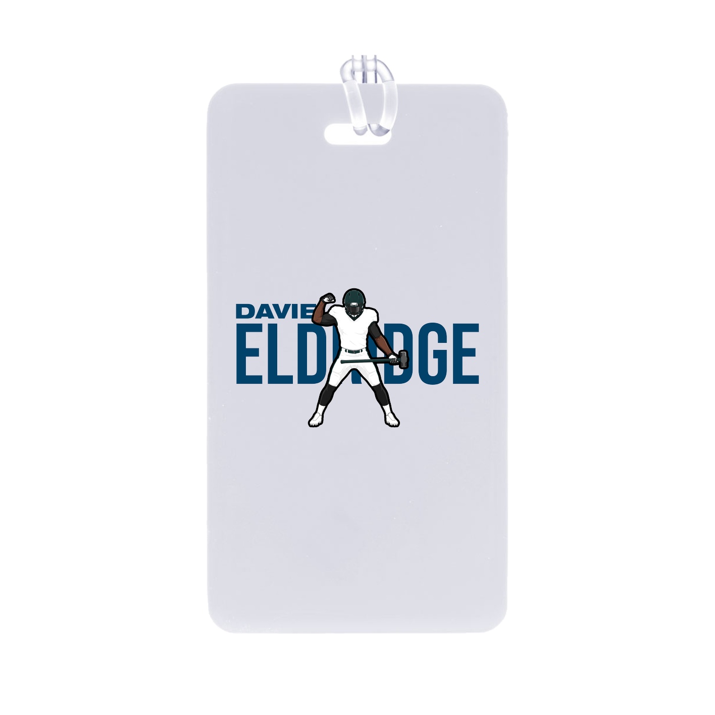 Bag Tag — Player Name in Classic
