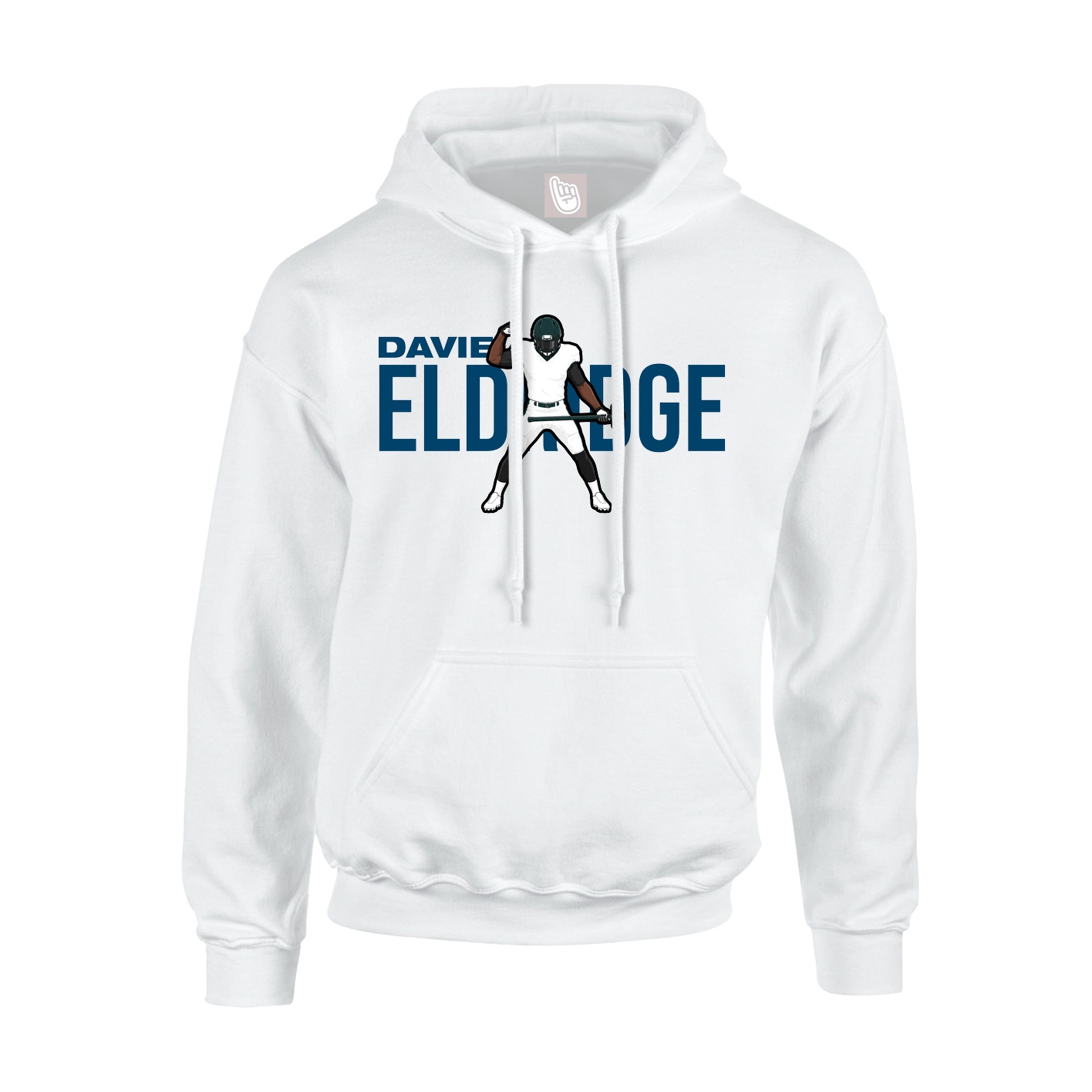 Hoodie — Player Name in White
