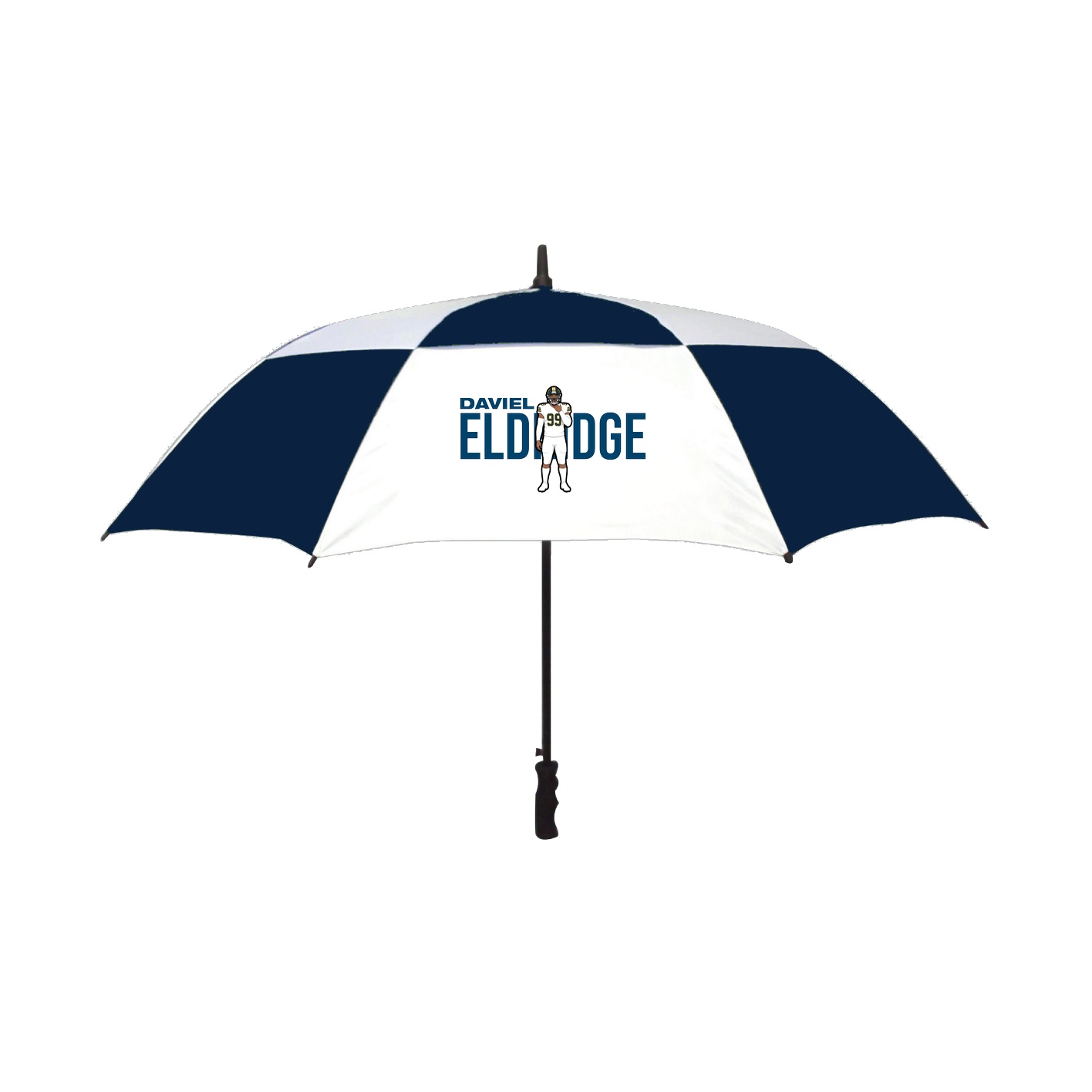 Golf Umbrella — Player Name in Navy