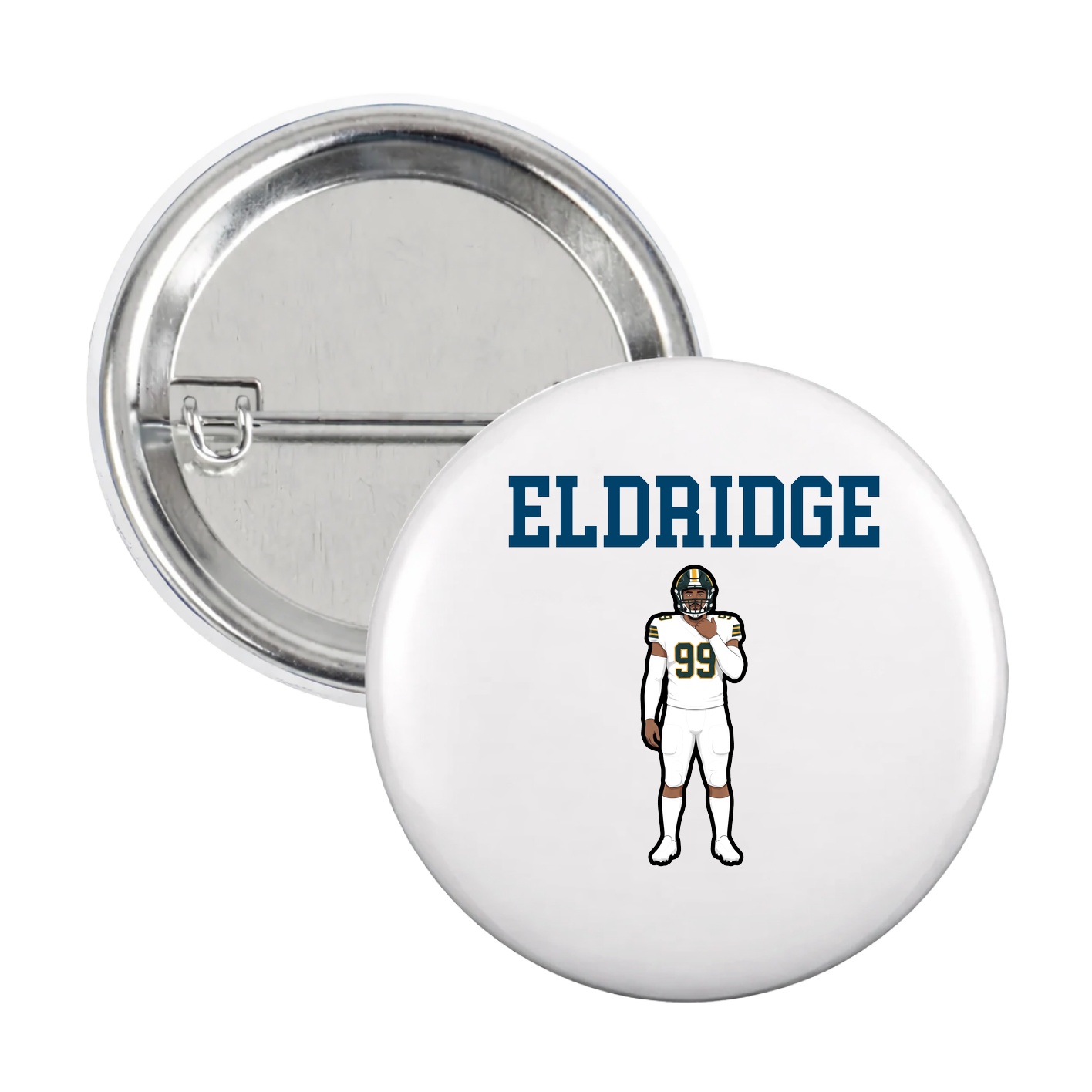 Game Day Button — Shirsey in White
