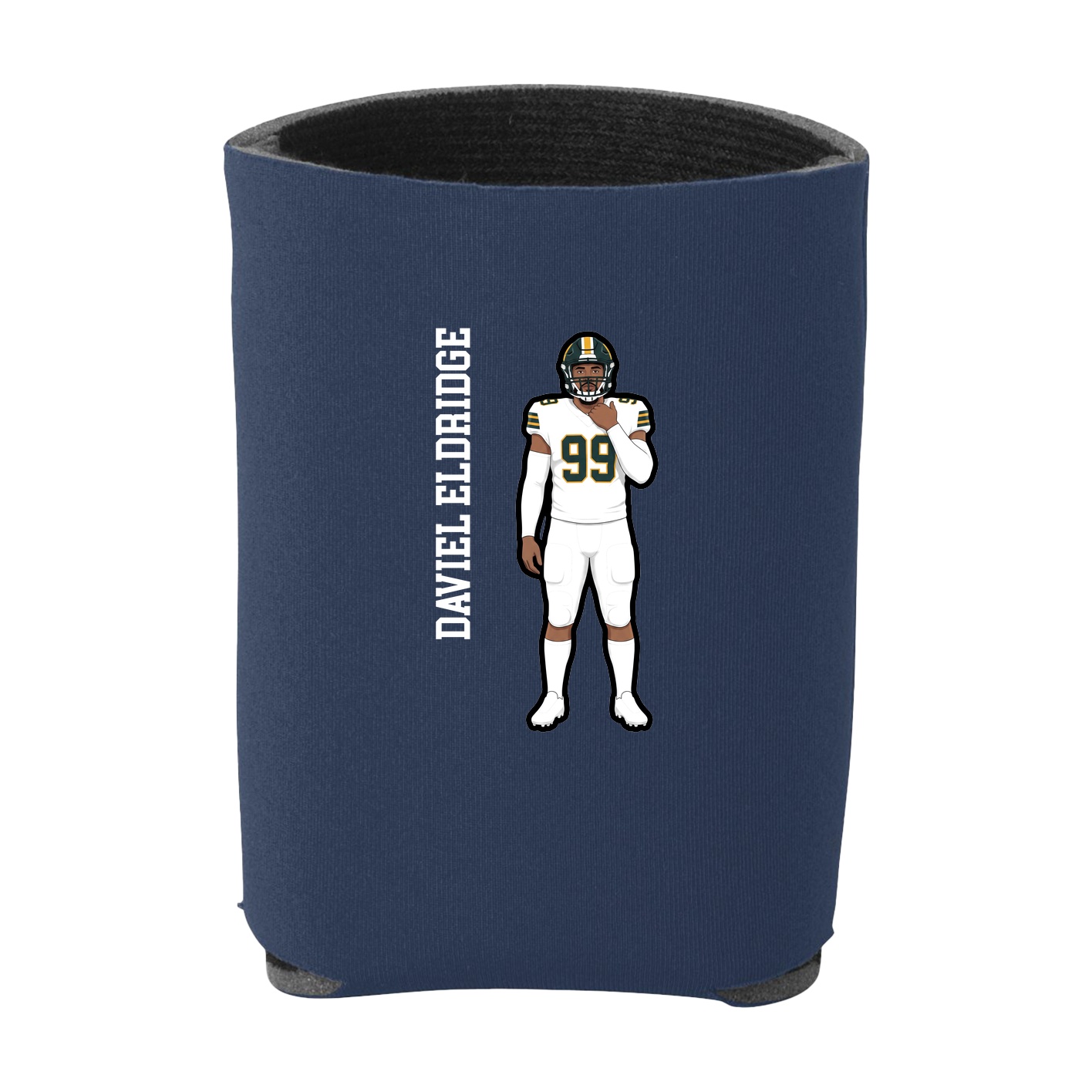 Can Holder — Name Vertical in Navy