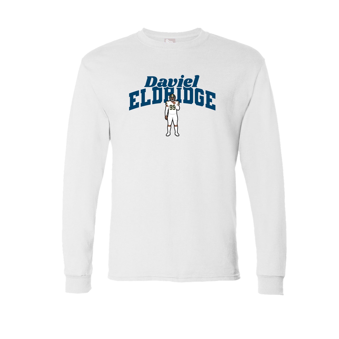 Long Sleeve Tee — Signature Arch in White