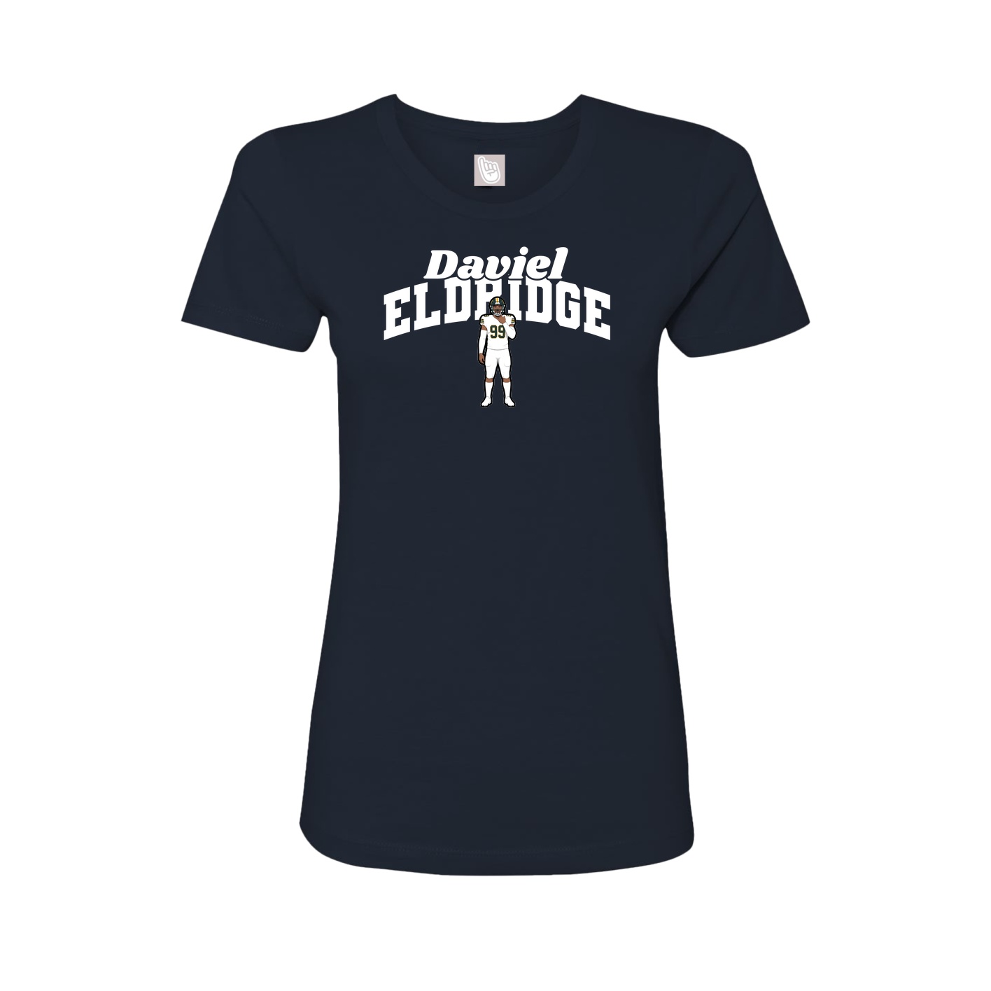 Womens Tee — Signature Arch in Navy