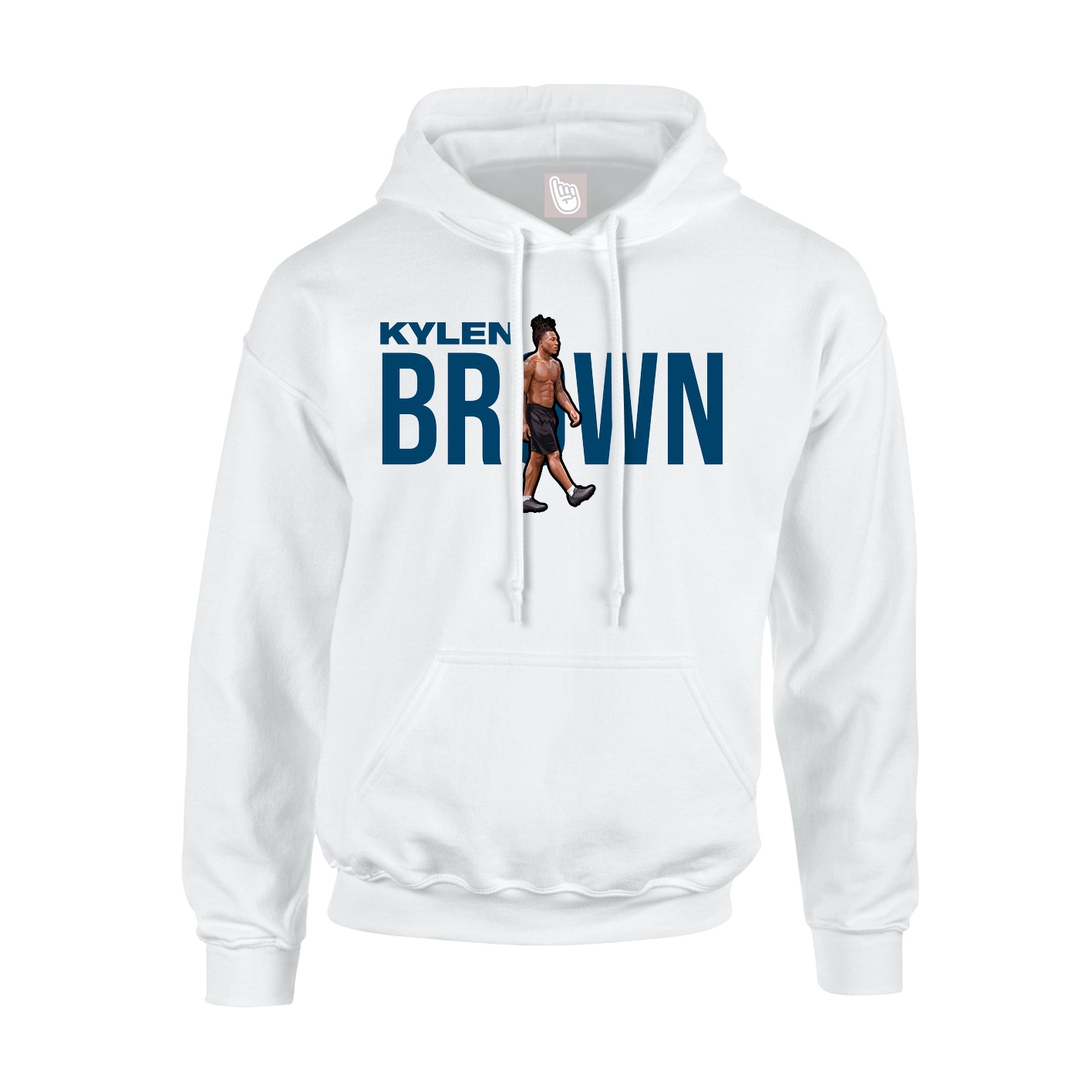 Youth Hoodie — Player Name in White