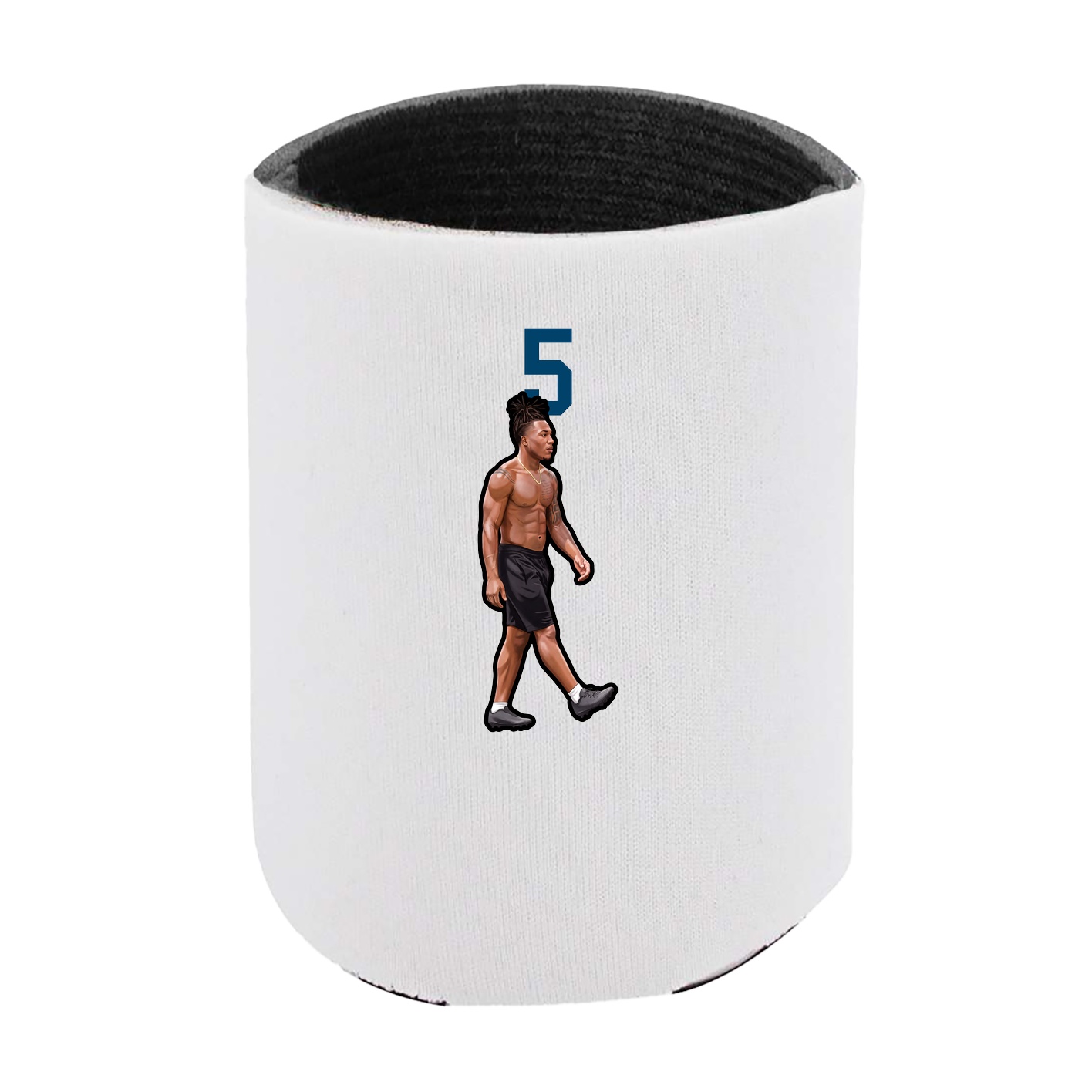 Can Holder — Number Top in White