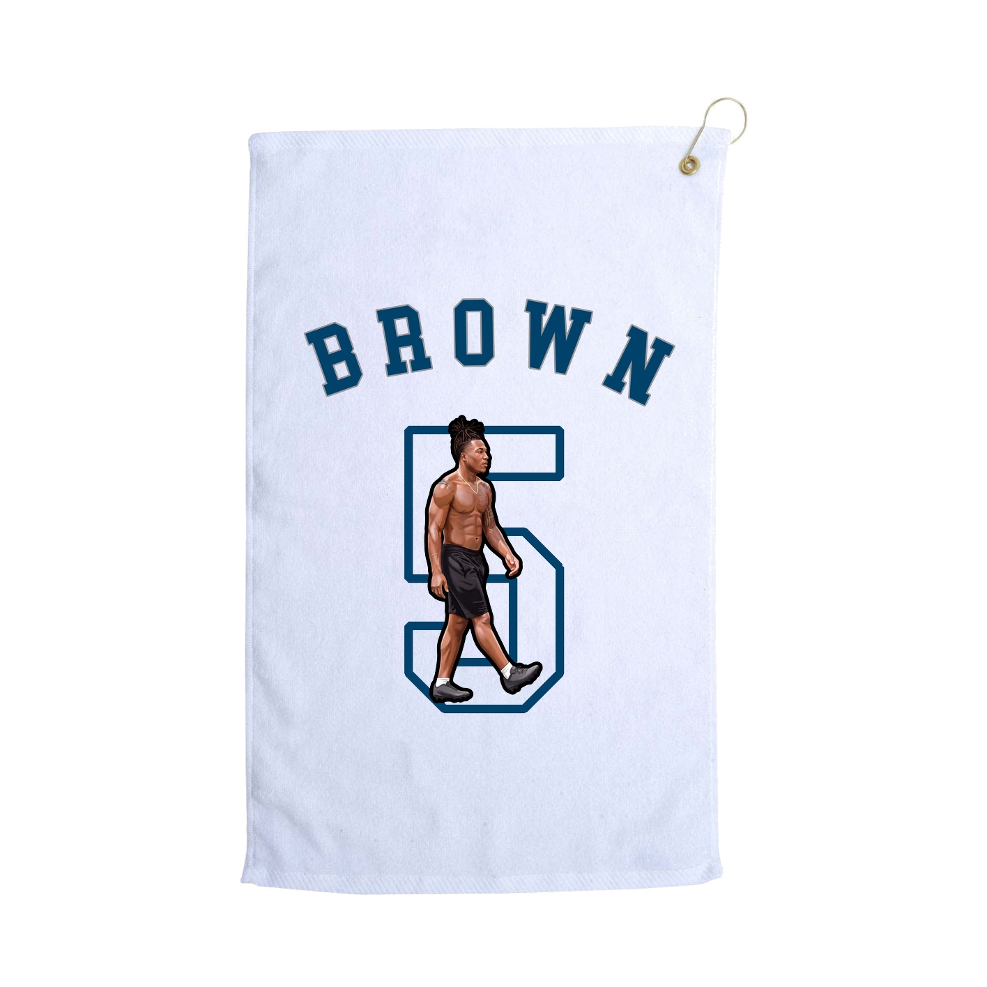 Golf Towel — Shirsey Arch in White