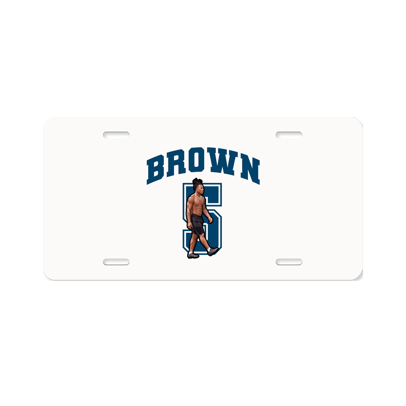 License Plate — Number in Classic